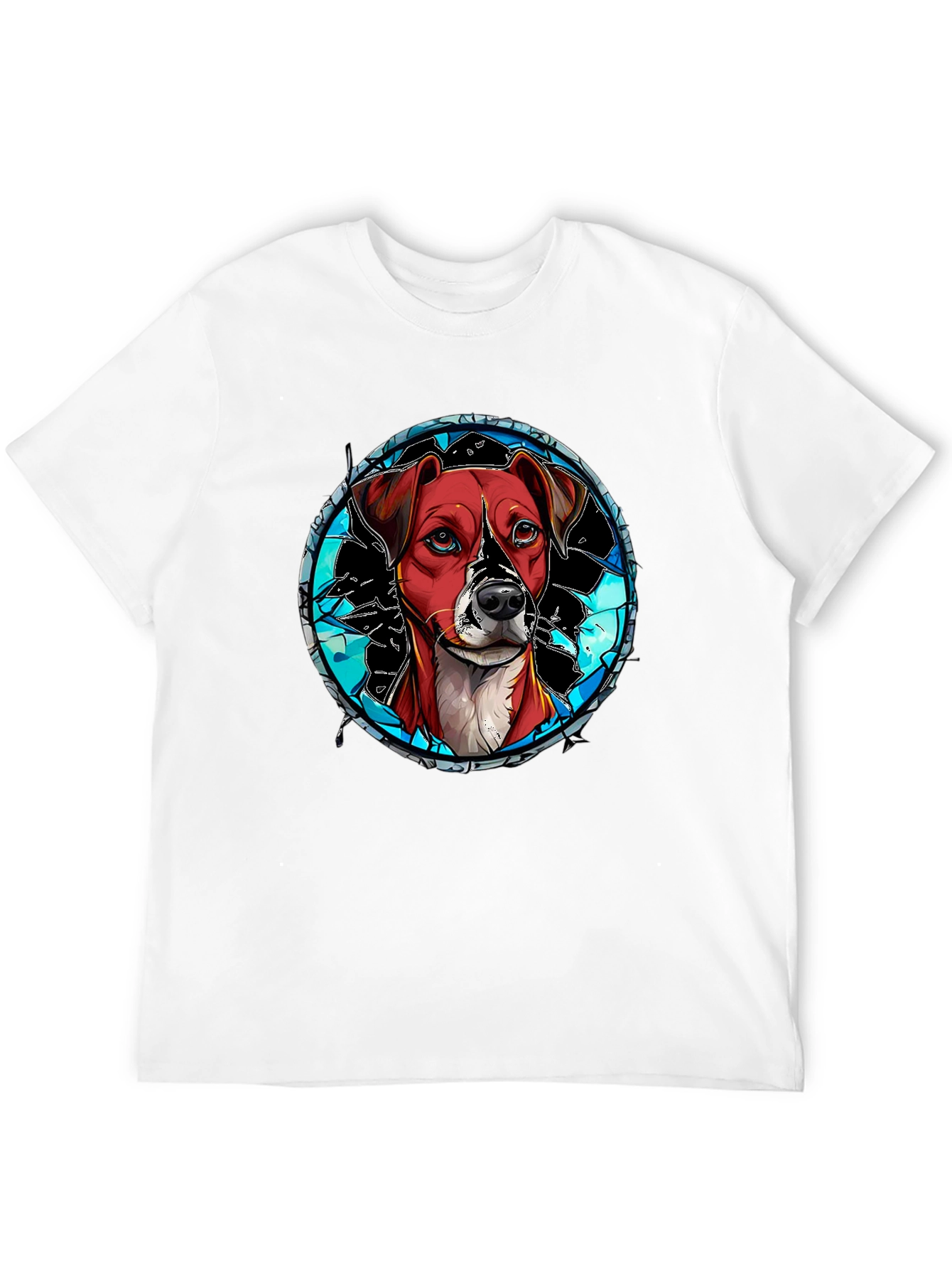 Dog Portrait Graphic T-Shirt