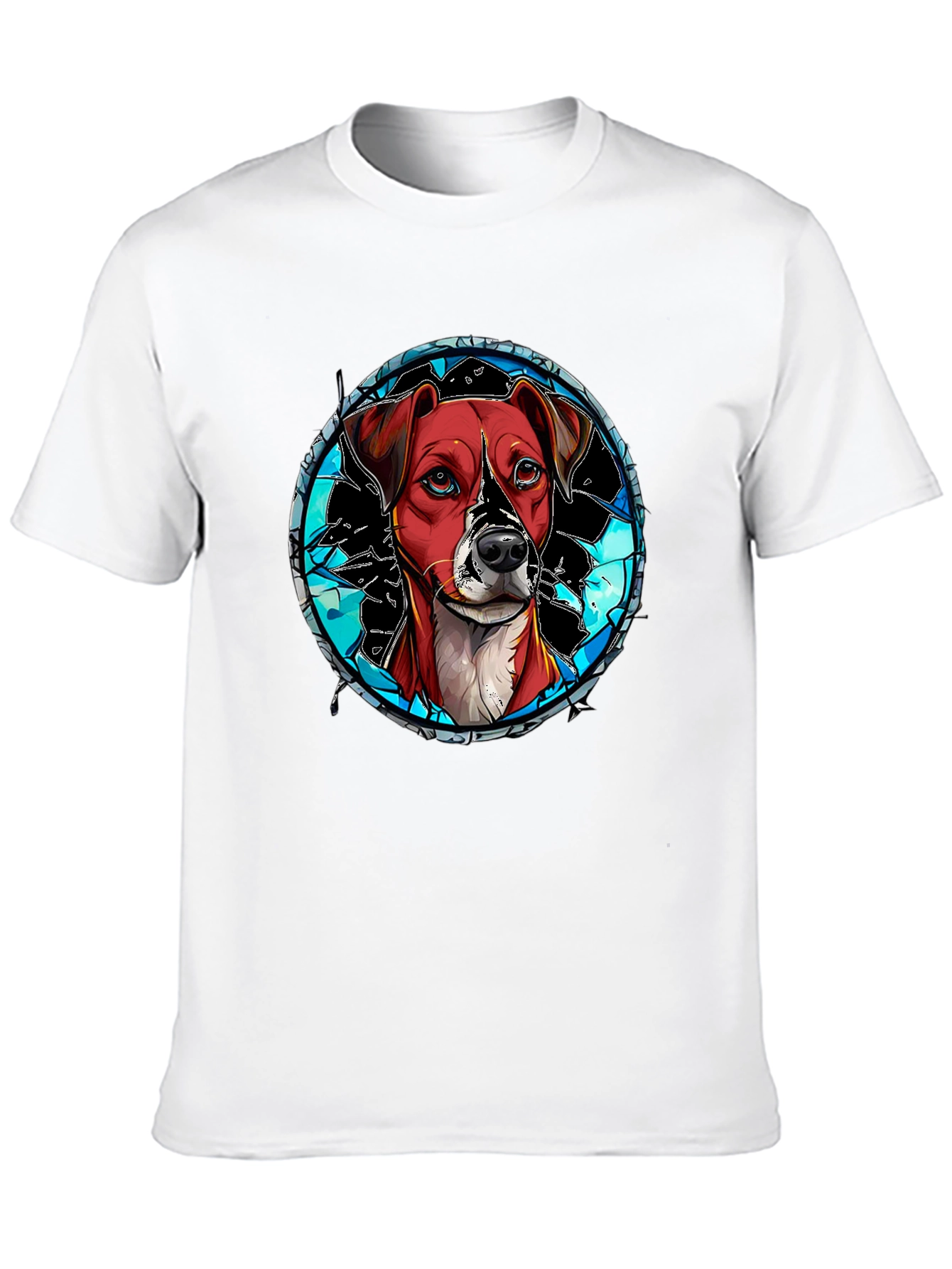 Dog Portrait Graphic T-Shirt