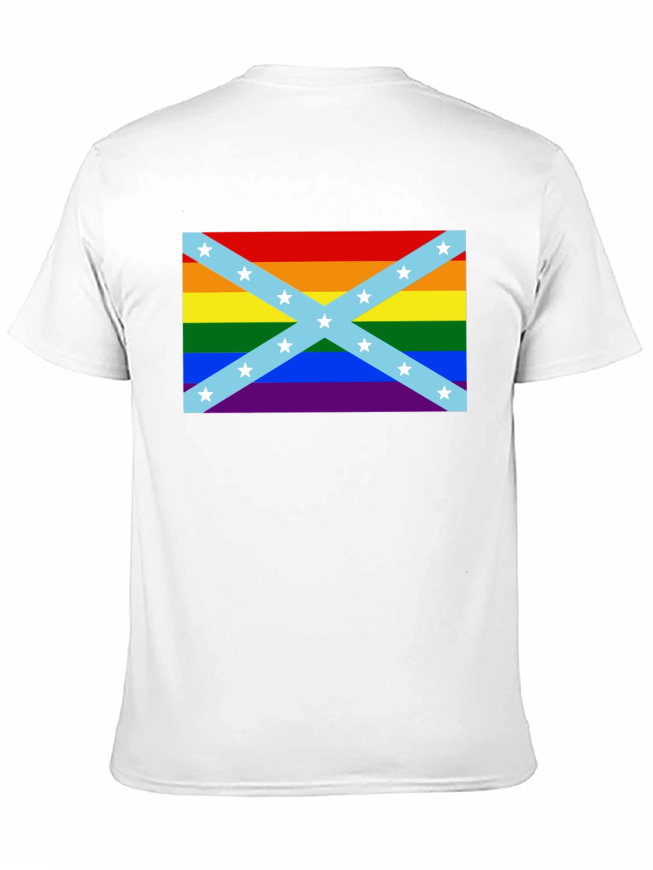 LGBT Confederate Flag T-Shirt - Rainbow Rebel Pride