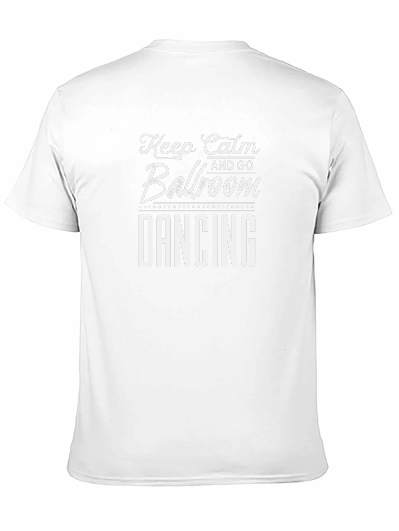 Keep Calm Ballroom Dancing Black T-Shirt
