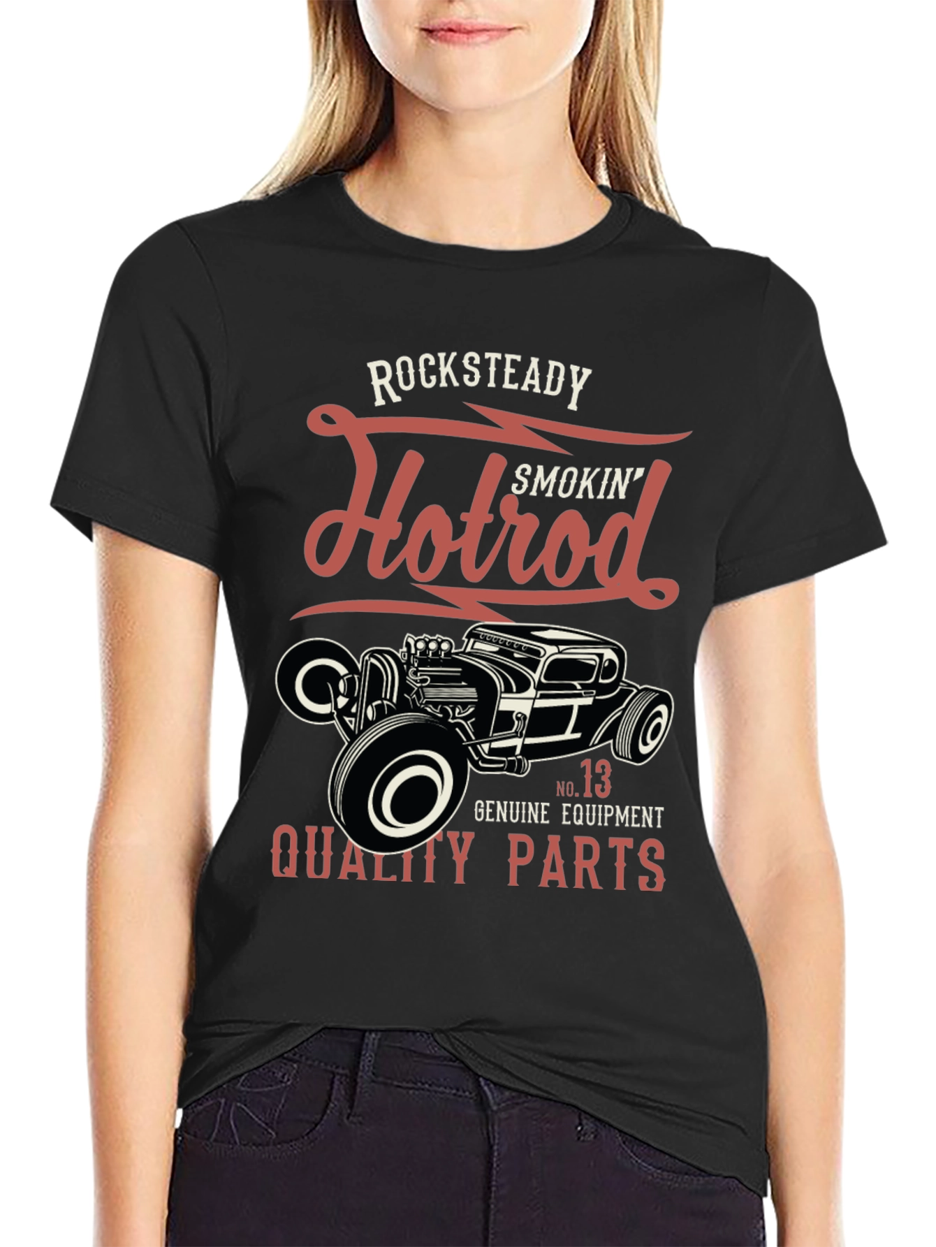 Rocksteady Hotrod Smokin Quality Parts T-Shirt