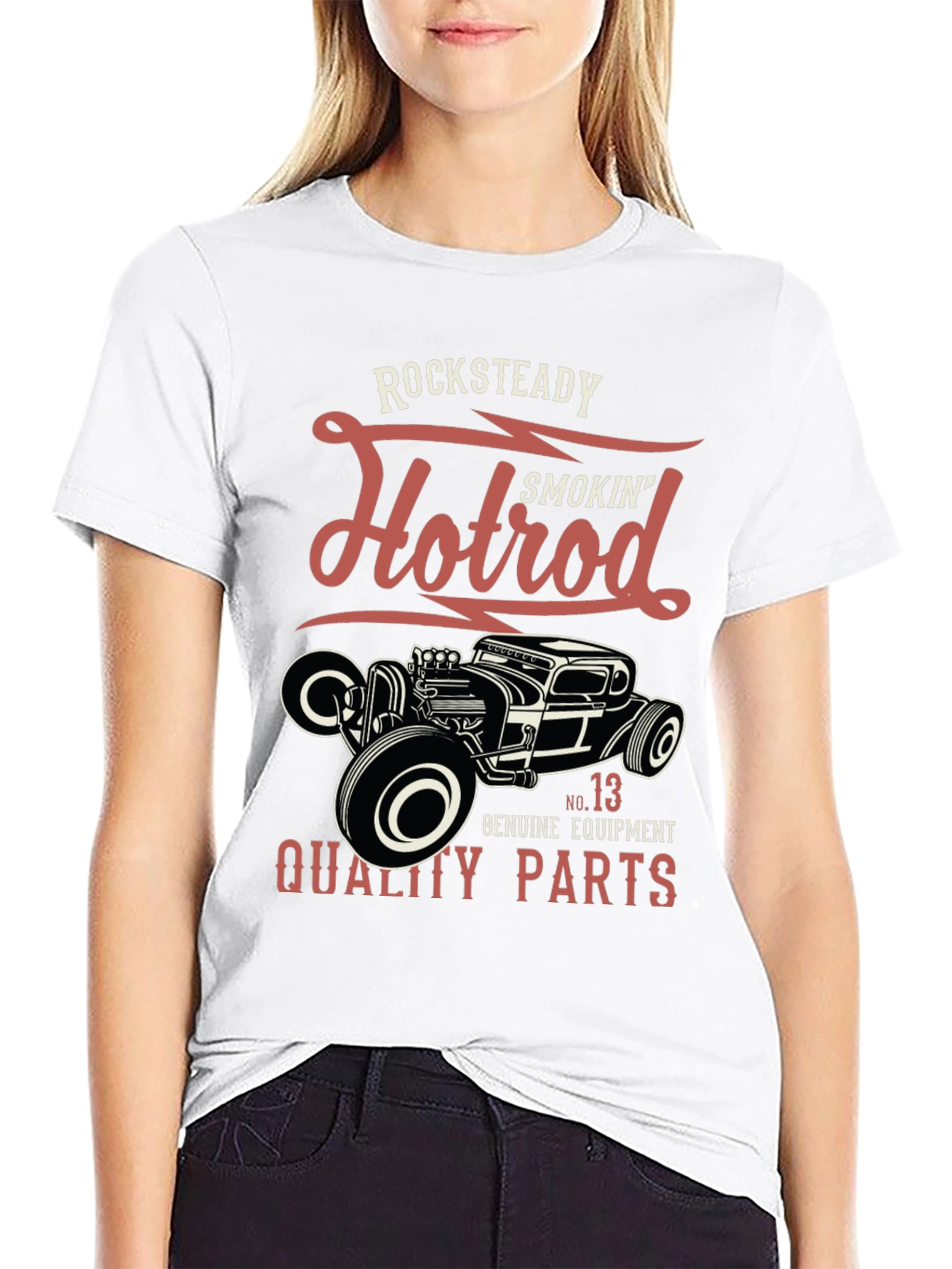 Rocksteady Hotrod Smokin Quality Parts T-Shirt