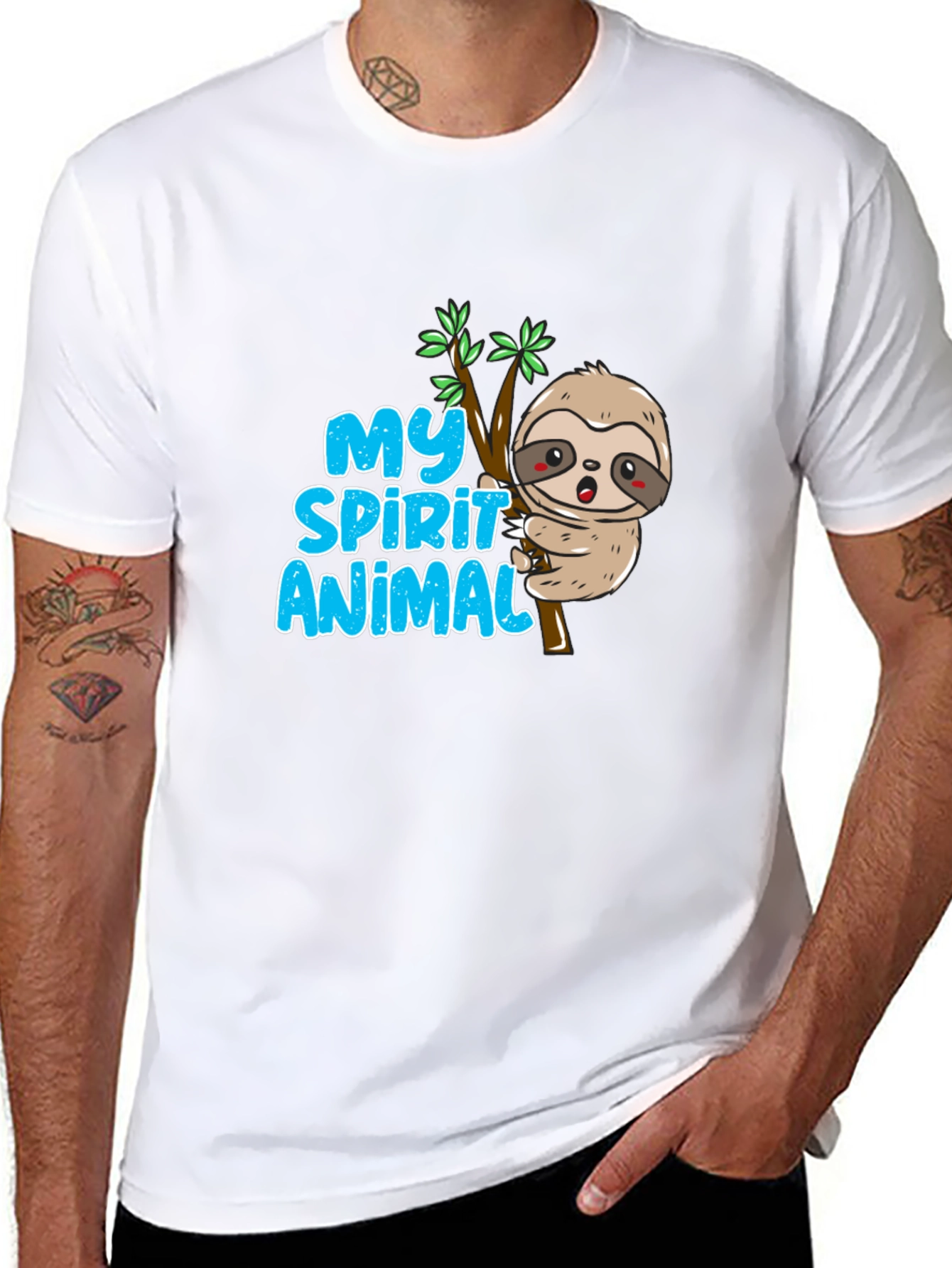My Spirit Animal Sloth T-Shirt - Cute and Comfy!