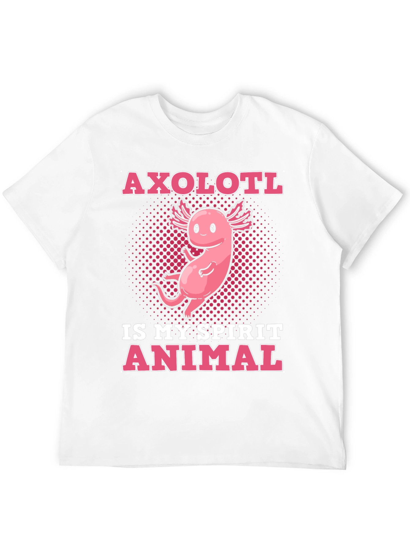 Axolotl Spirit Animal Graphic T-Shirt