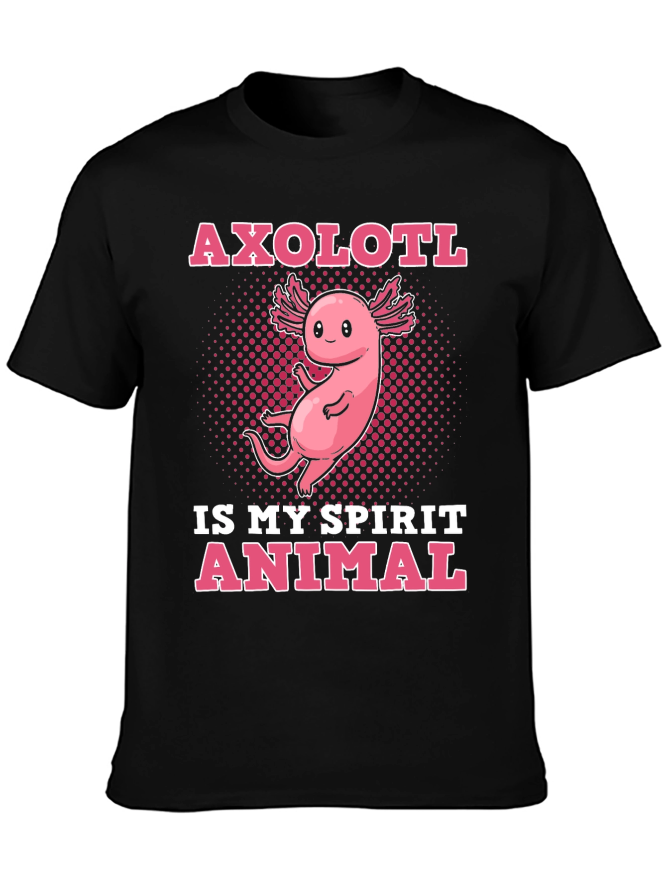 Axolotl Spirit Animal Graphic T-Shirt