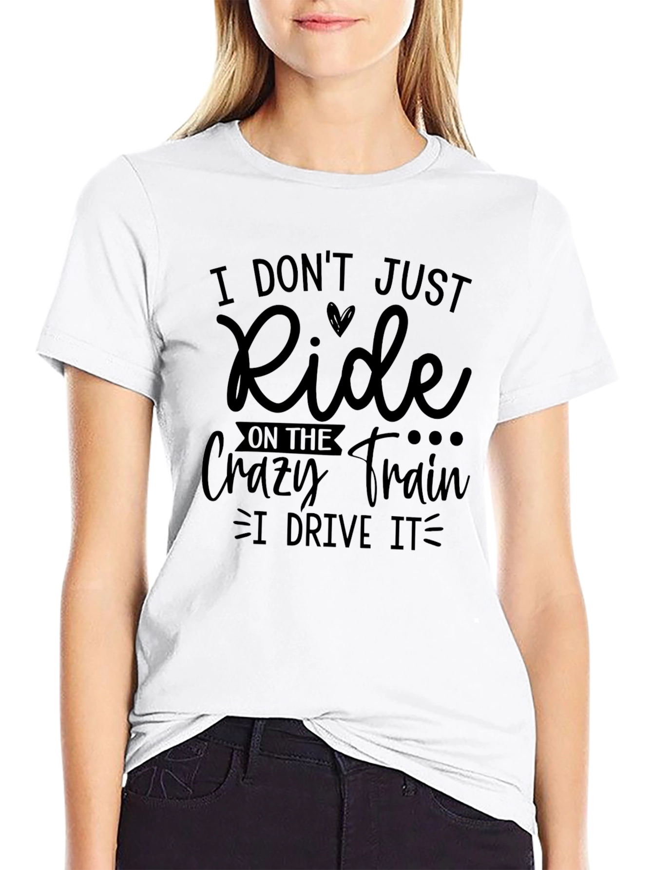 Crazy Train Driver Tee - Ride or Drive?