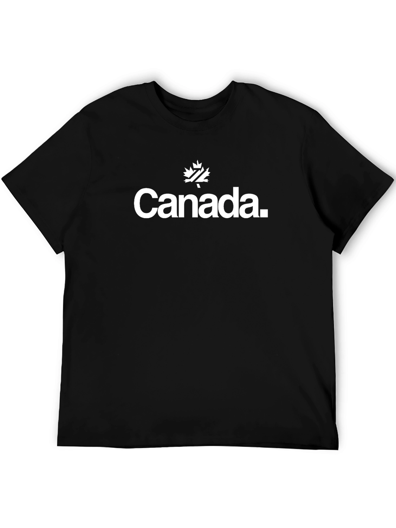 Canada Maple Leaf T-Shirt - Black Tee