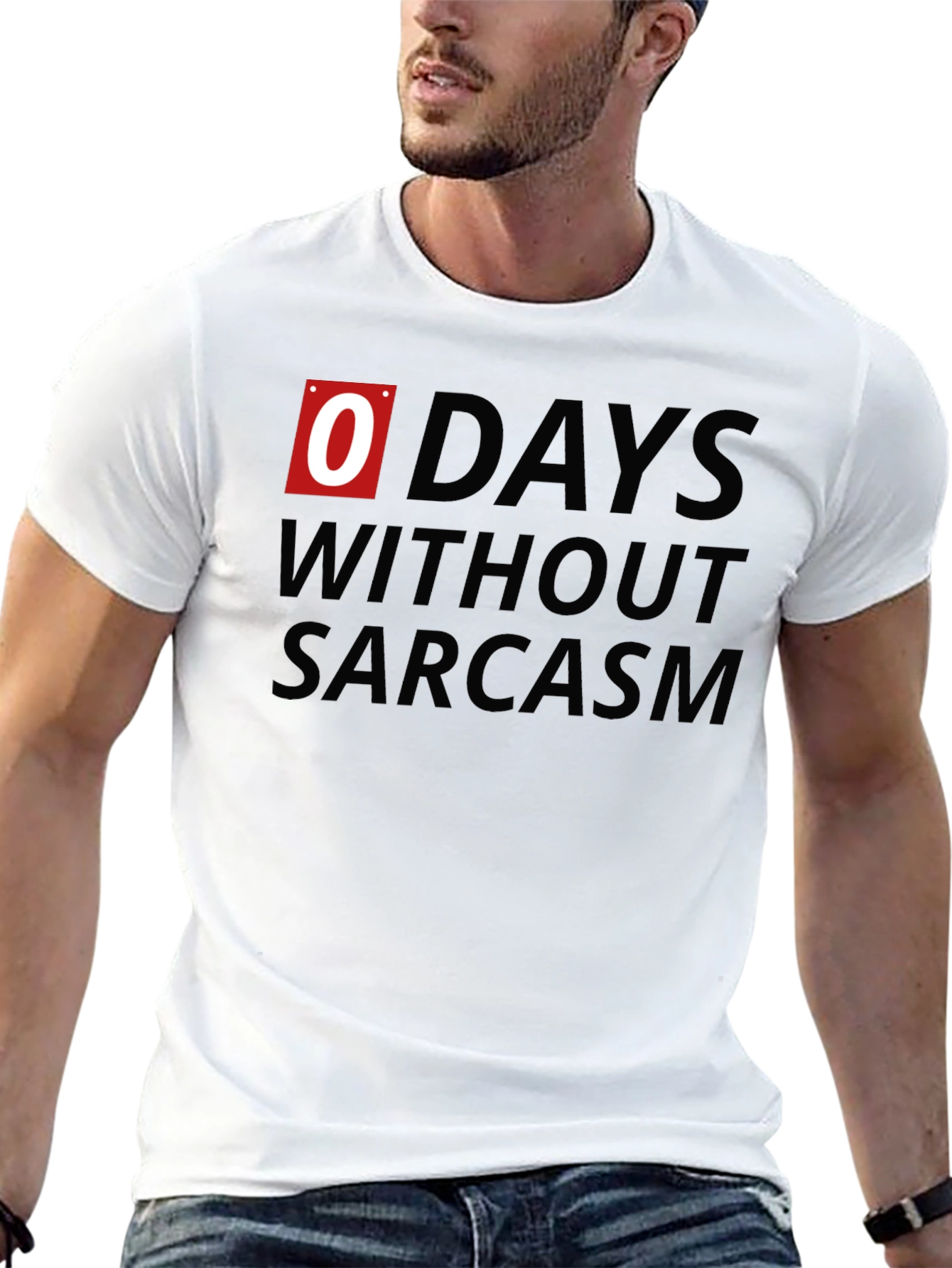 0 Days Without Sarcasm Graphic Tee