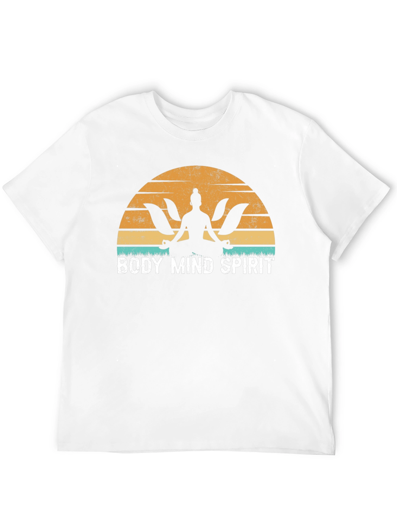 Body Mind Spirit Yoga Black T-Shirt