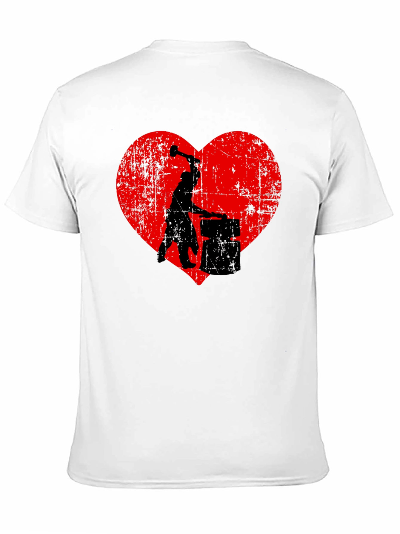 Blacksmith Heart T-Shirt - Hand Forged With Love