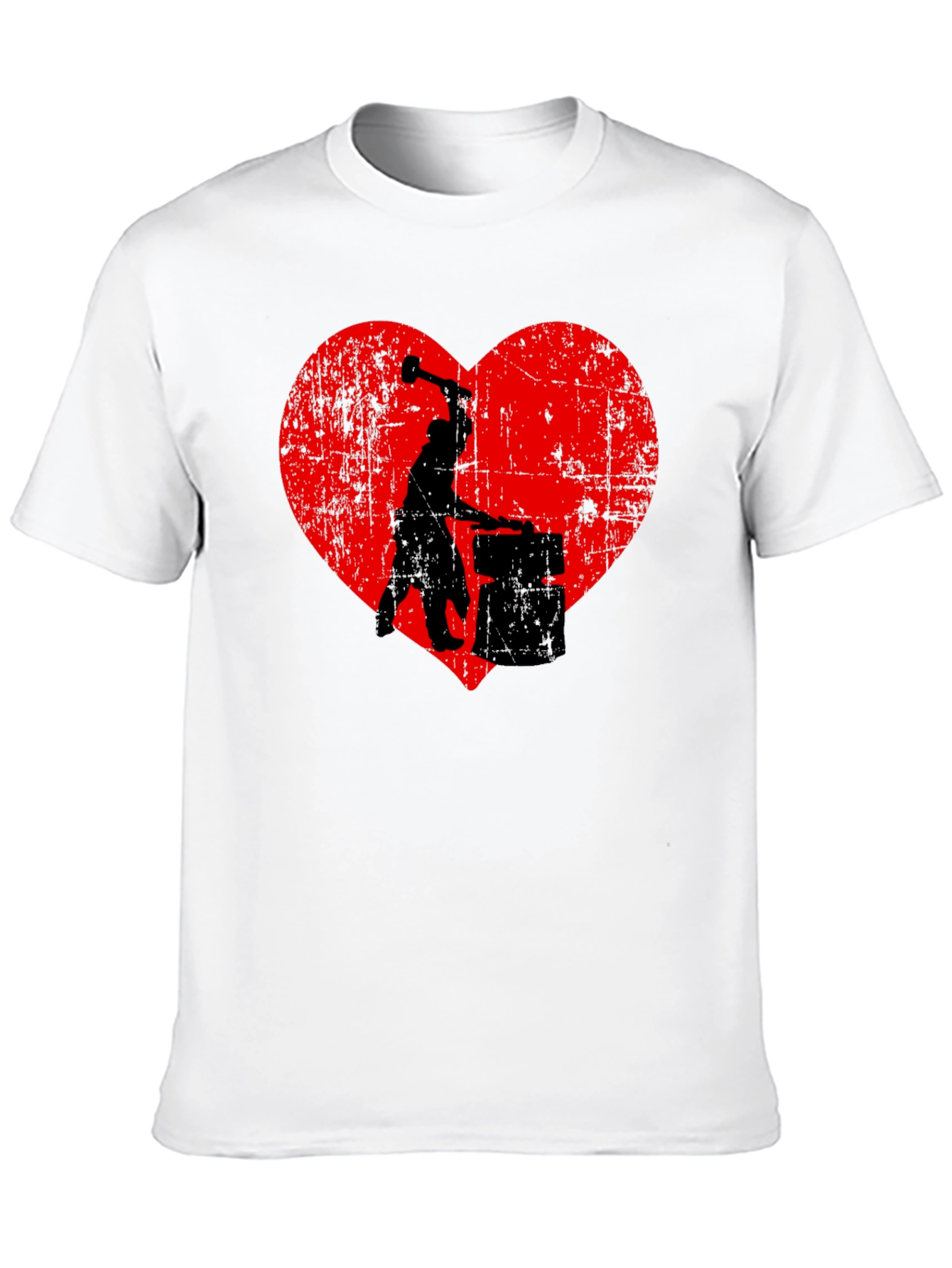 Blacksmith Heart T-Shirt - Hand Forged With Love