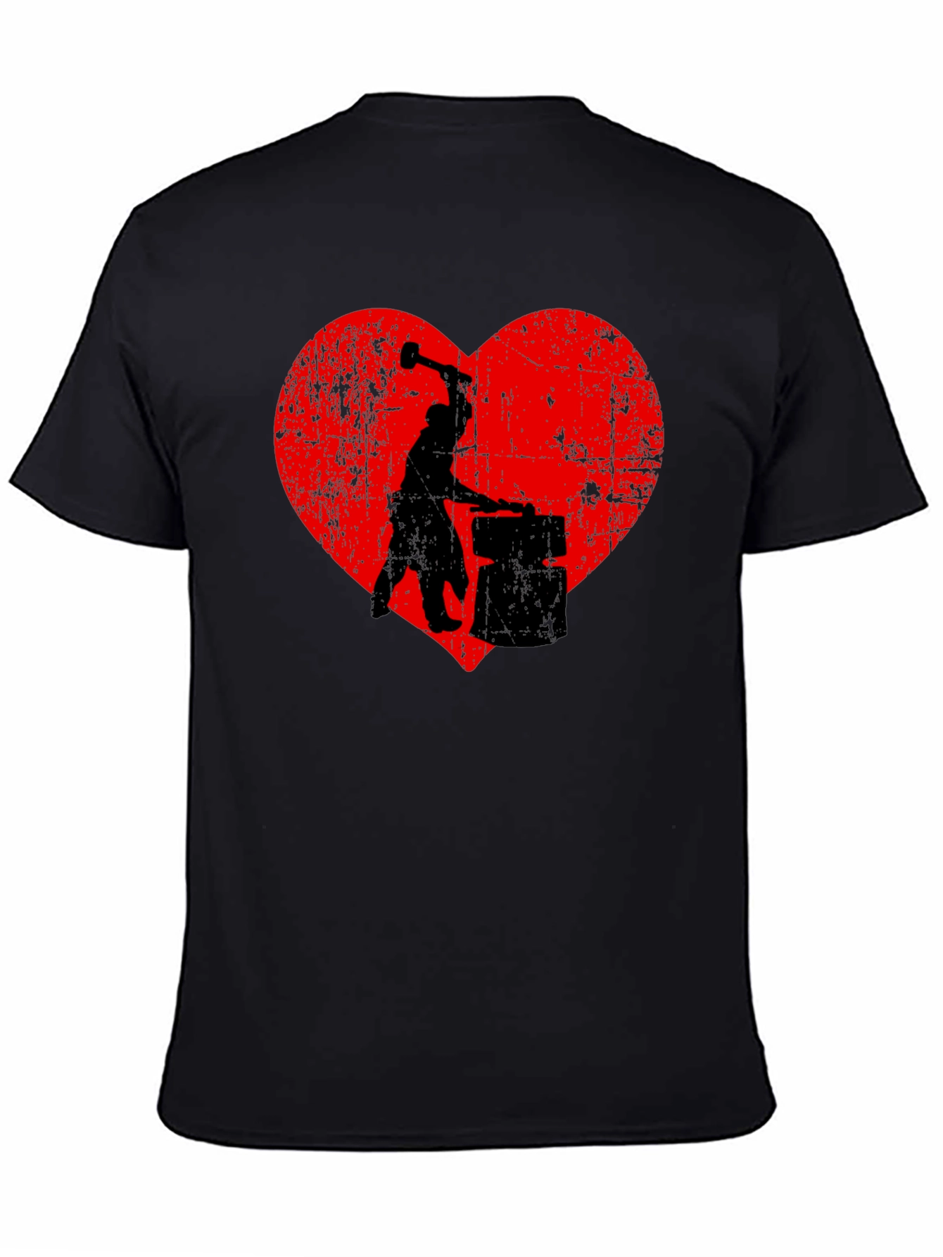 Blacksmith Heart T-Shirt - Hand Forged With Love