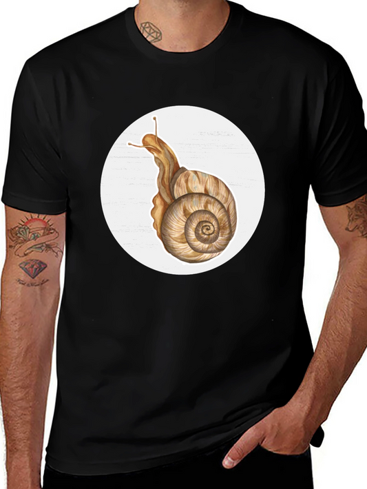 Snail Graphic Tee - Unique Nature Design