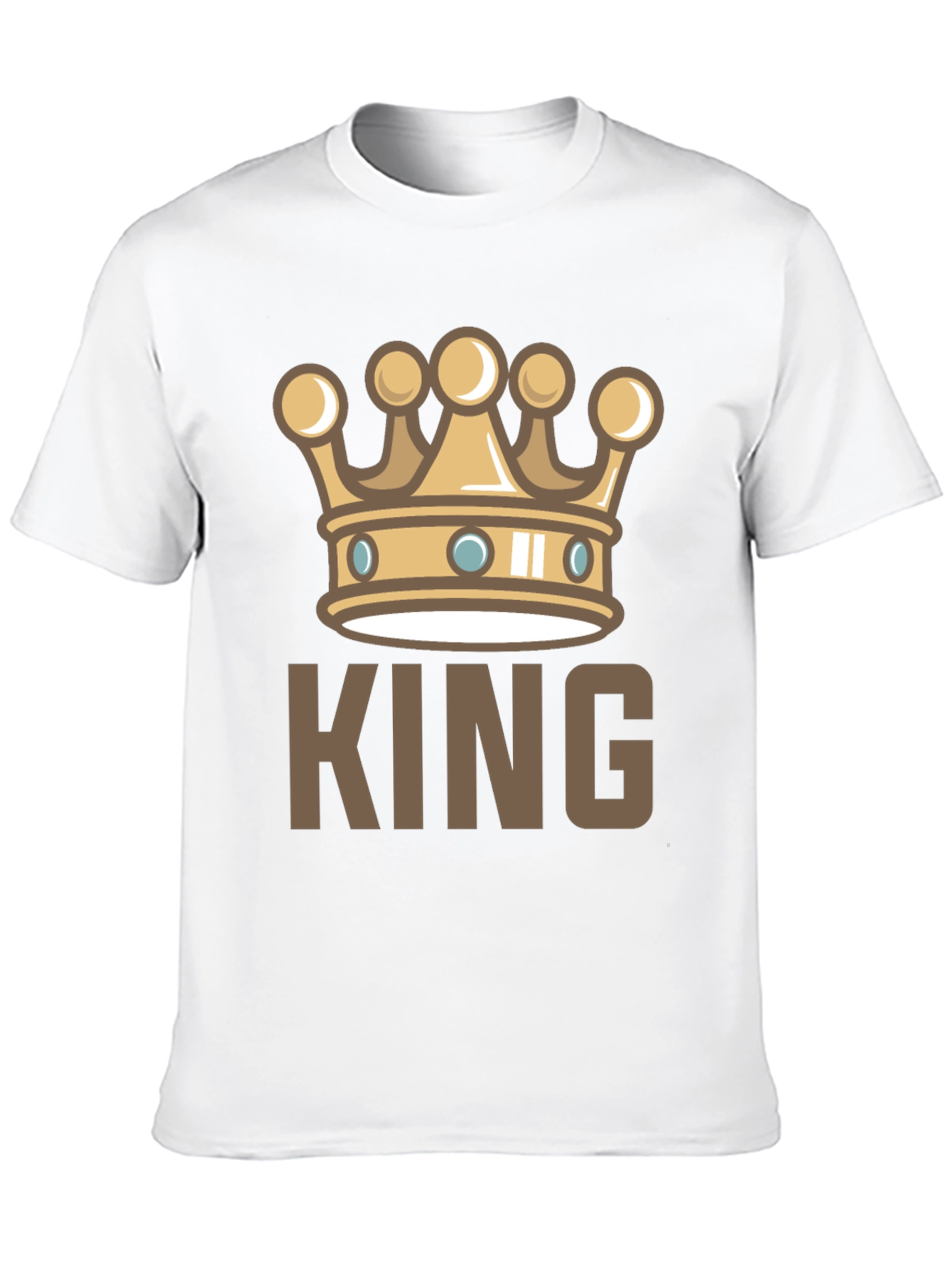 King Crown Graphic T-Shirt - Black Casual Tee