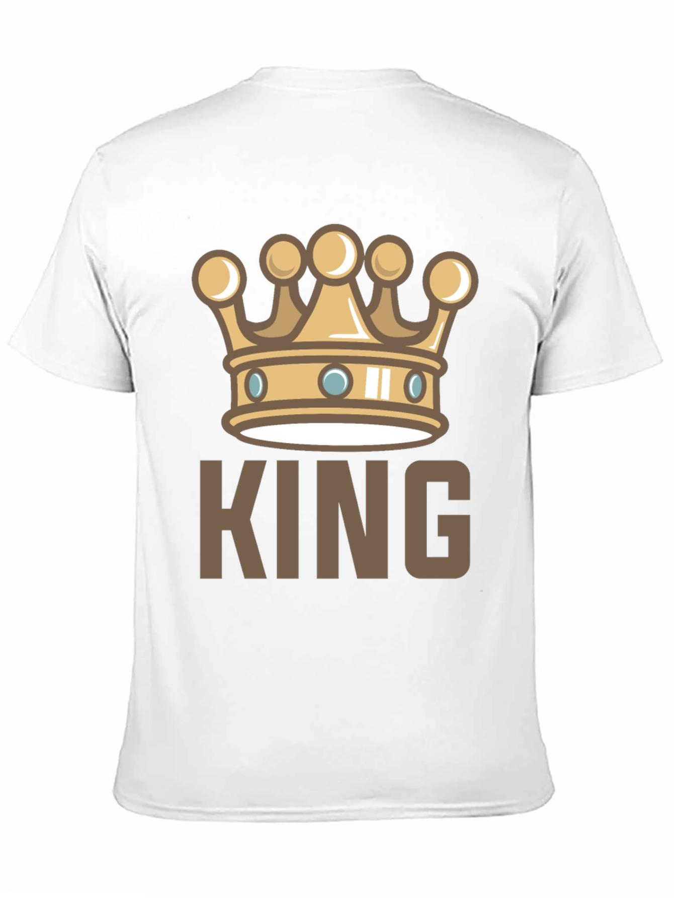 King Crown Graphic T-Shirt - Black Casual Tee