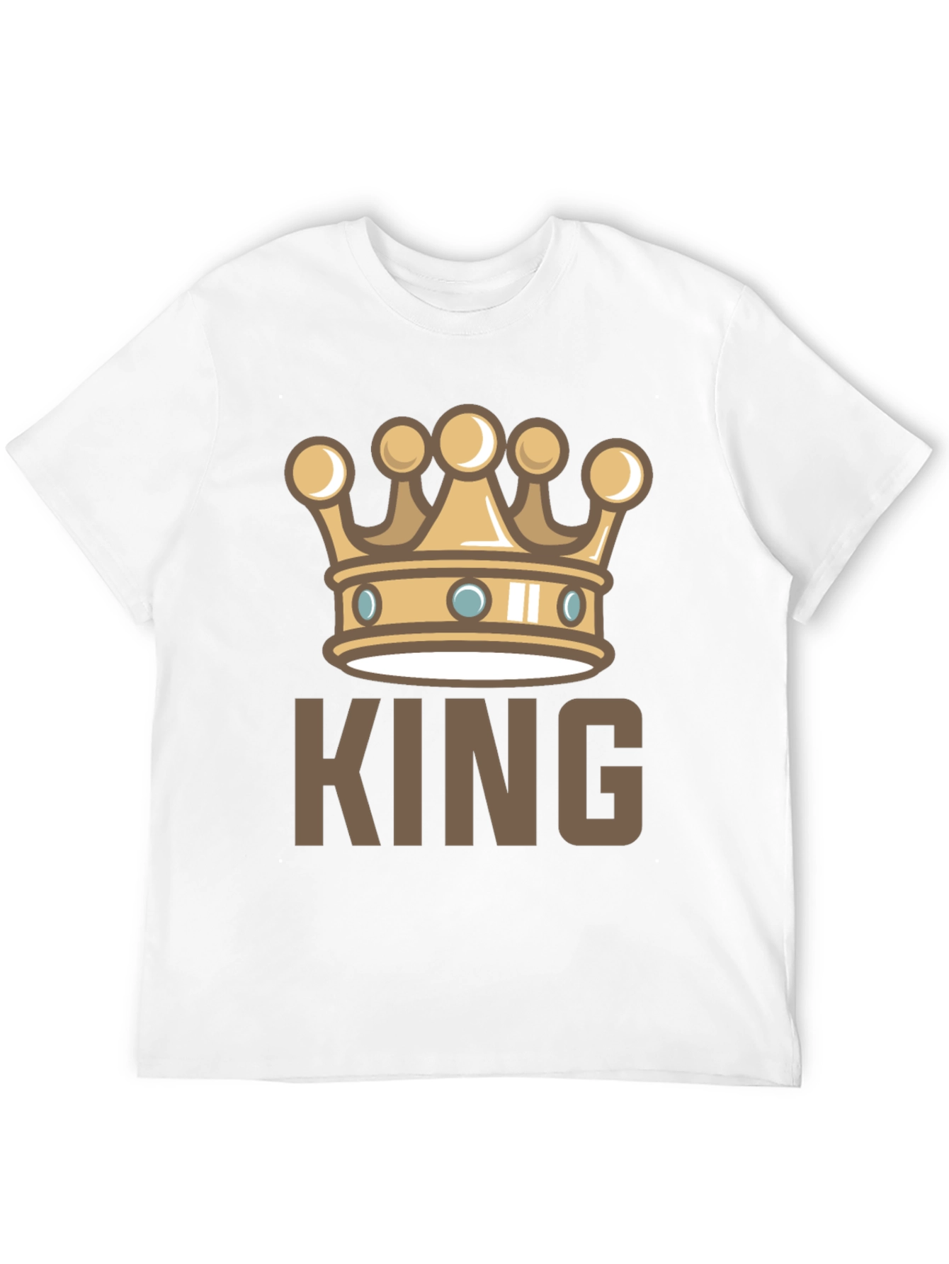 King Crown Graphic T-Shirt - Black Casual Tee