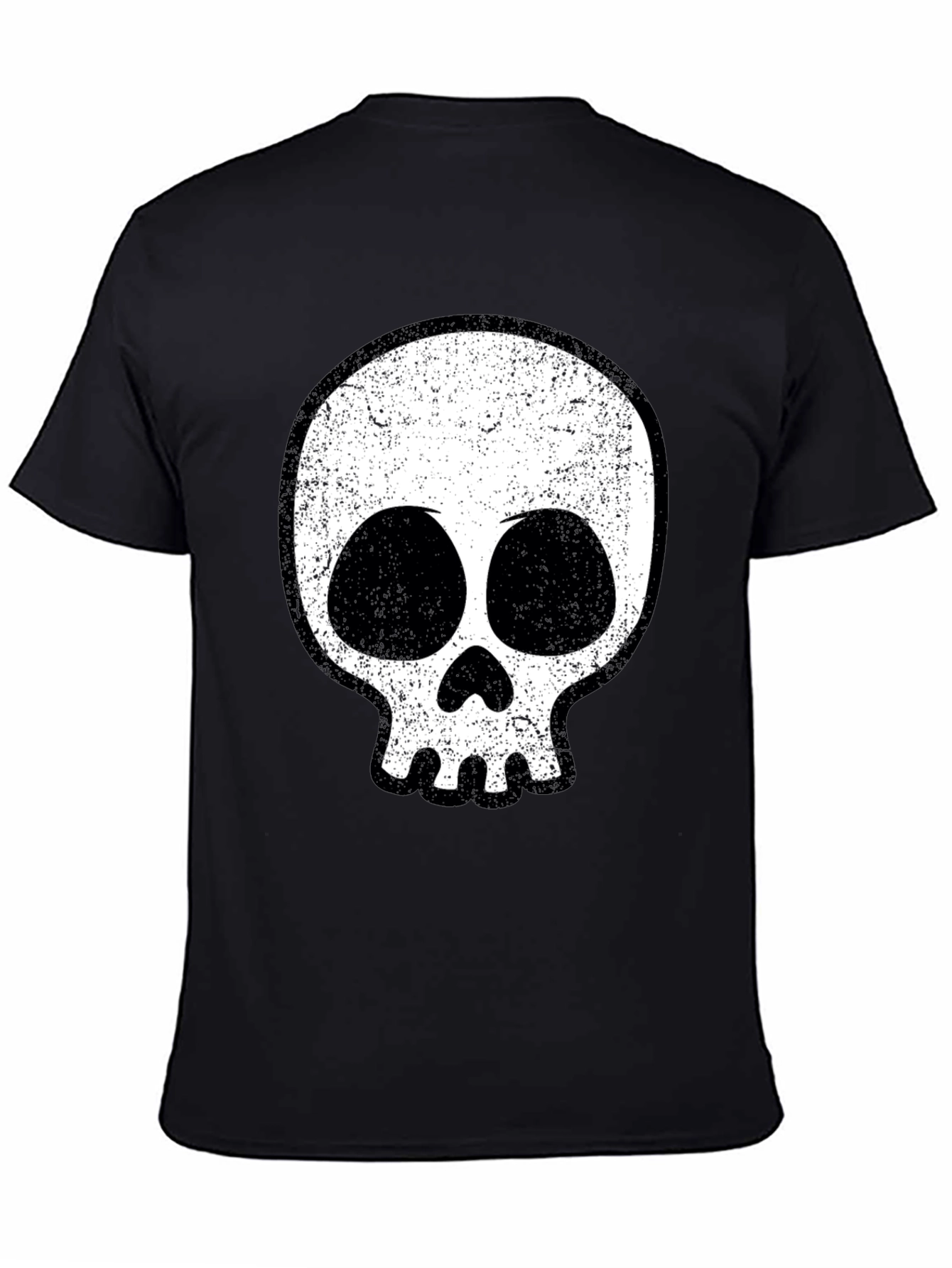Cool Skull Graphic Black T-Shirt