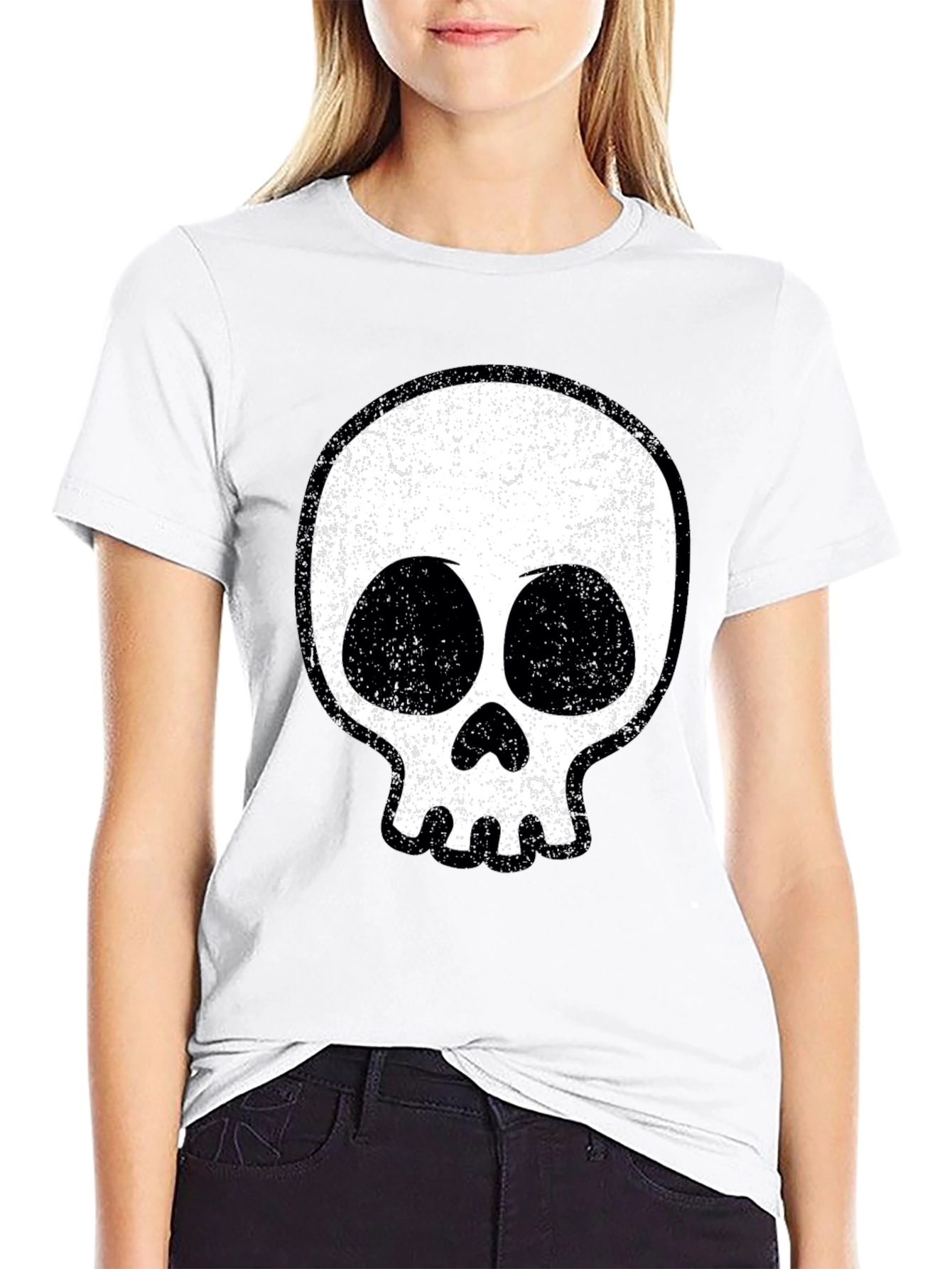 Cool Skull Graphic Black T-Shirt