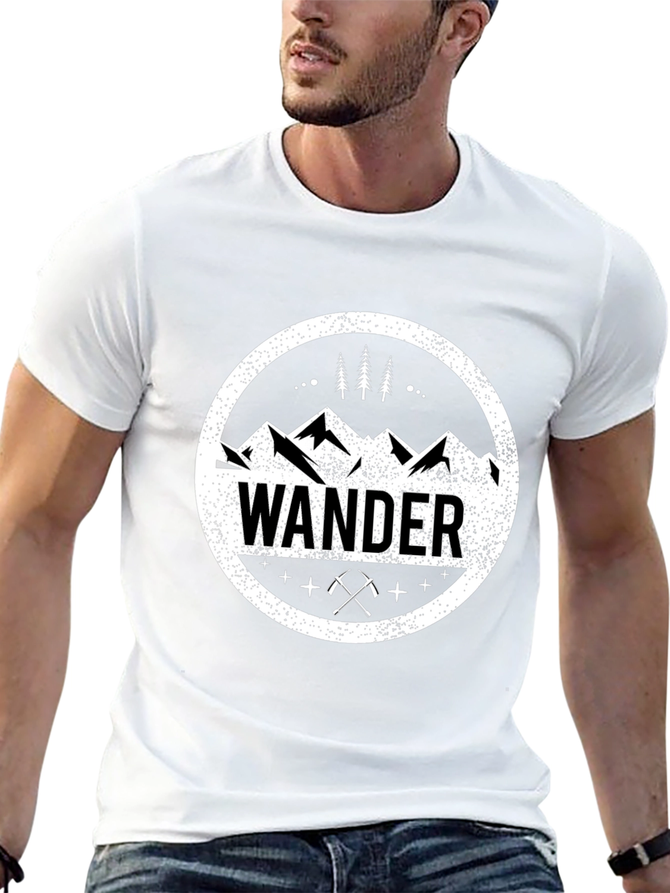 Wanderlust Mountain Graphic Tee - Adventure Ready!