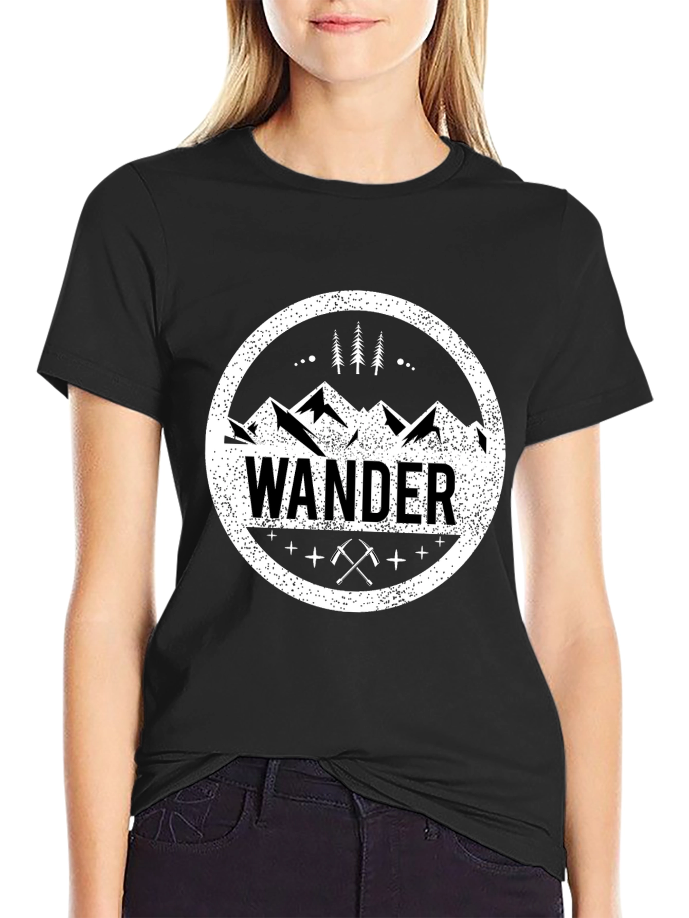 Wanderlust Mountain Graphic Tee - Adventure Ready!