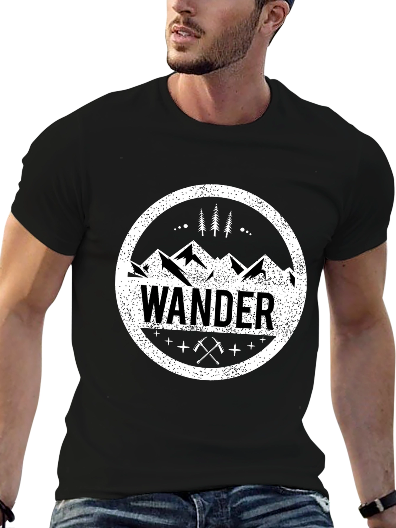 Wanderlust Mountain Graphic Tee - Adventure Ready!
