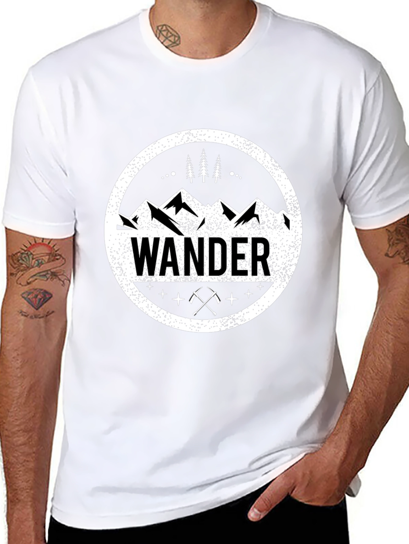 Wanderlust Mountain Graphic Tee - Adventure Ready!