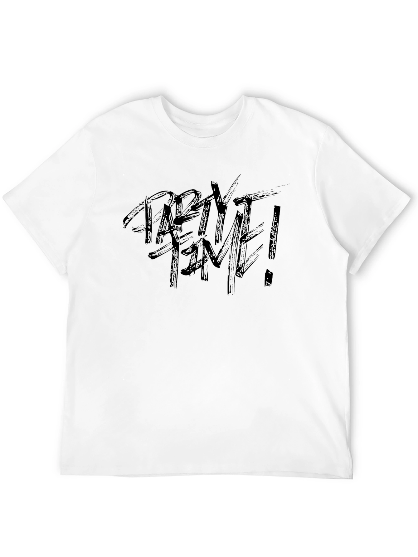 Party Time Black Graphic Tee