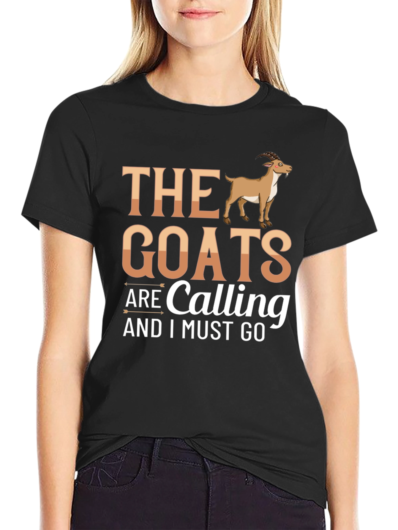 The Goats Are Calling Funny Novelty T-Shirt