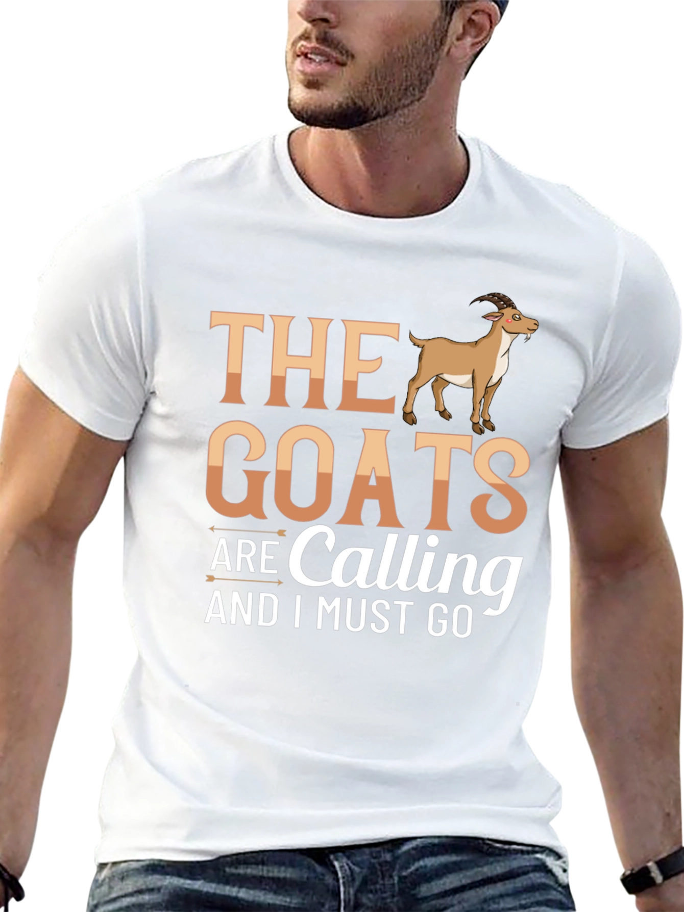 The Goats Are Calling Funny Novelty T-Shirt