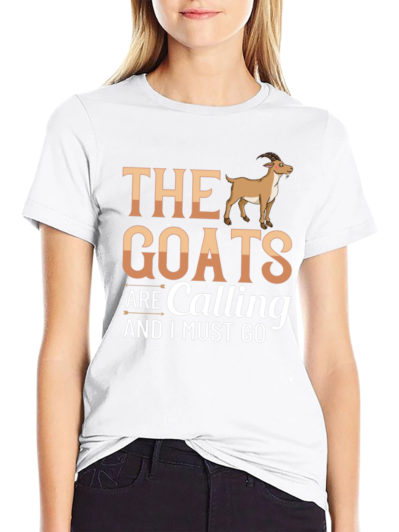 The Goats Are Calling Funny Novelty T-Shirt