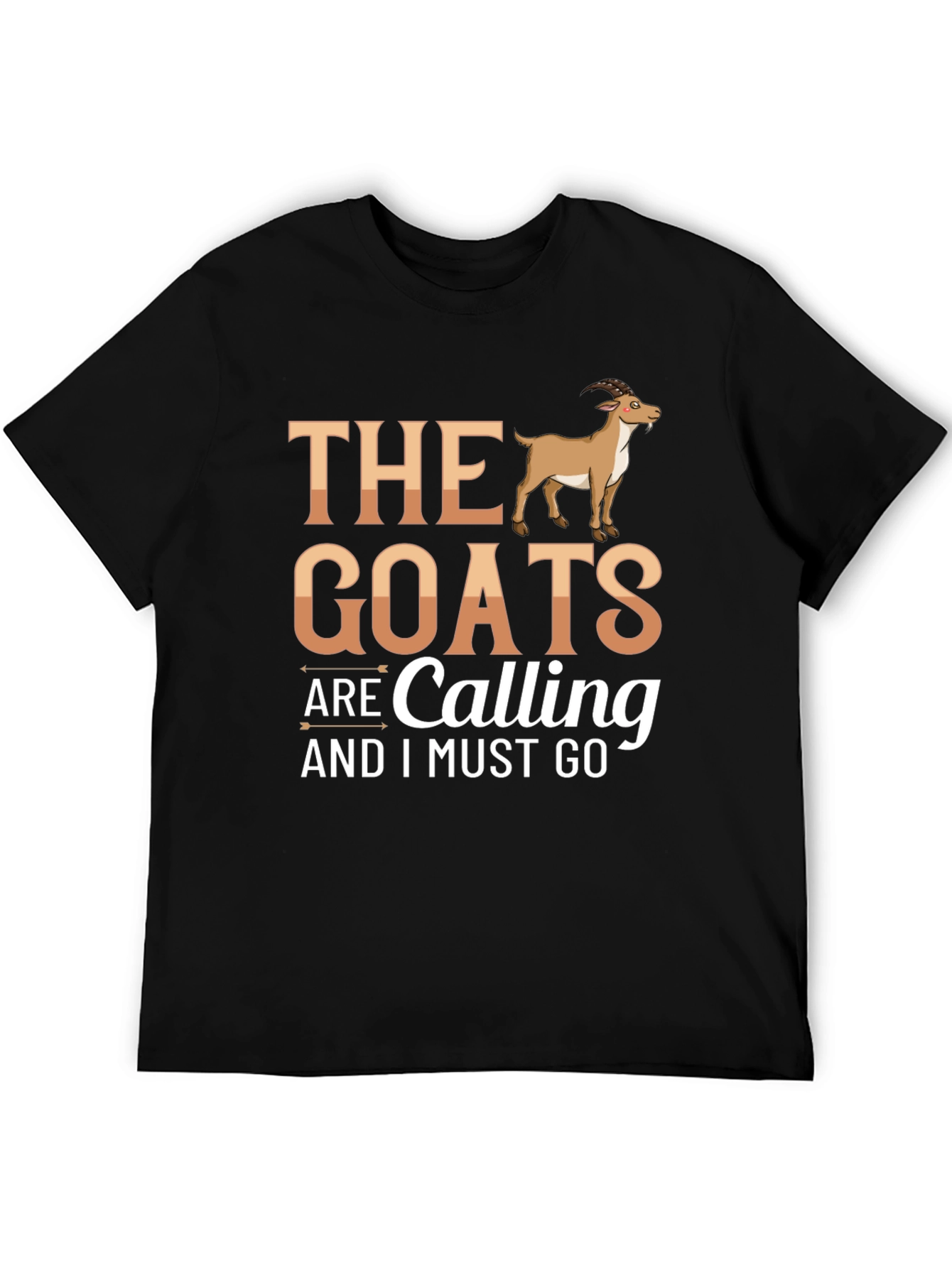 The Goats Are Calling Funny Novelty T-Shirt