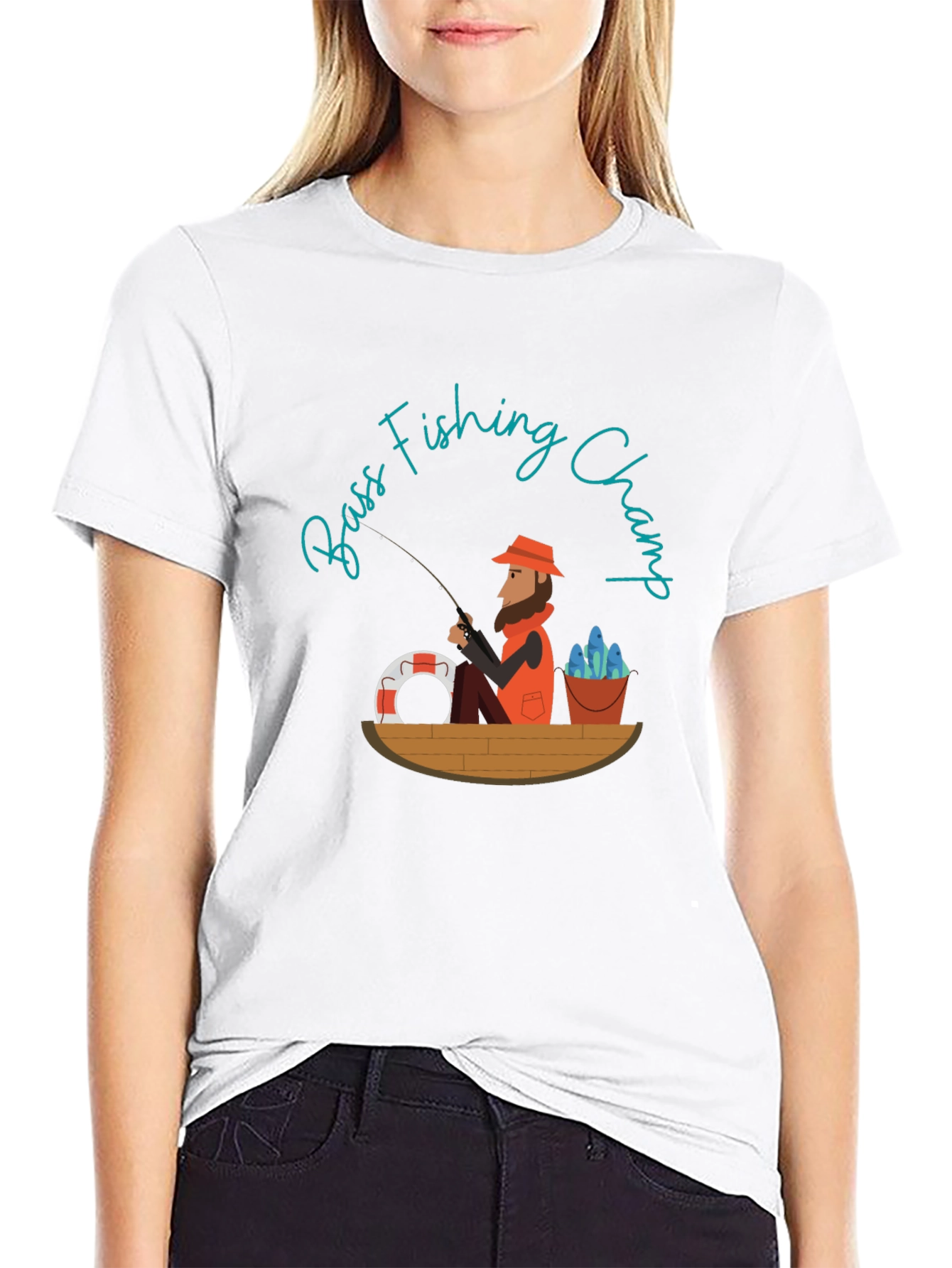 Bass Fishing Champ Graphic Tee