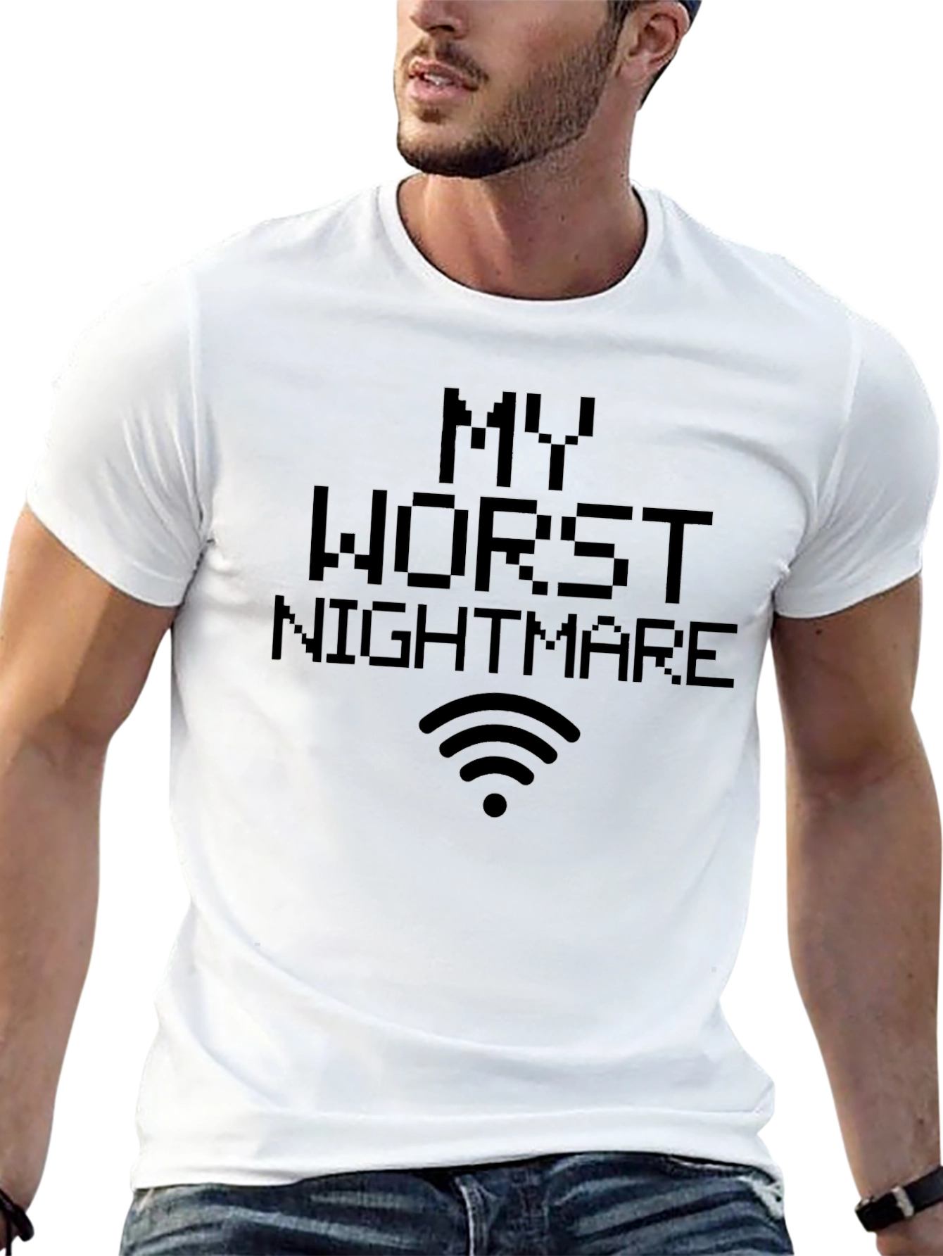 My Worst Nightmare No WiFi T-Shirt - Black