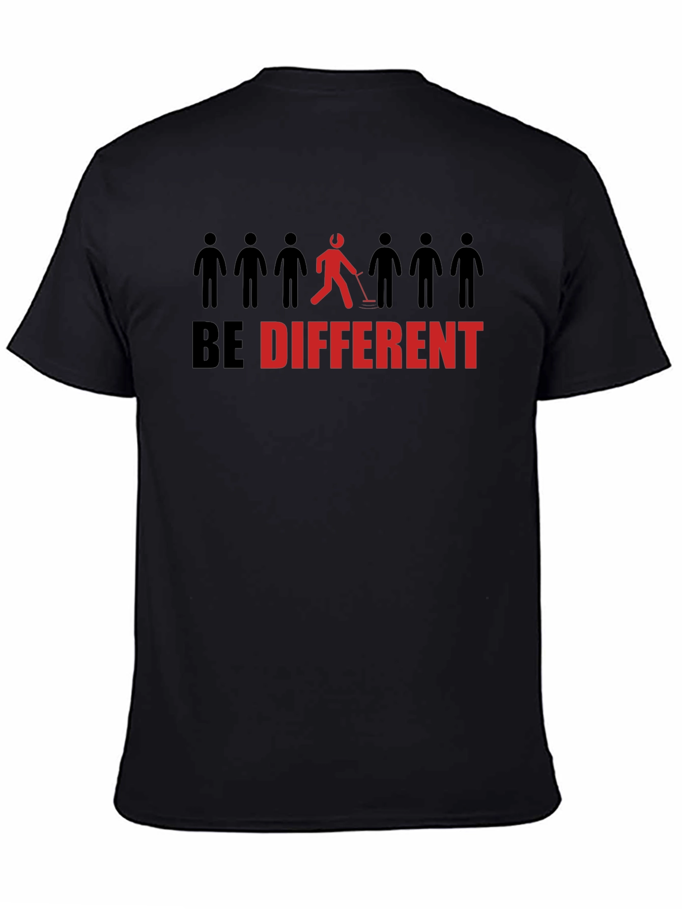 Be Different T-Shirt - Novelty Metal Detecting Design