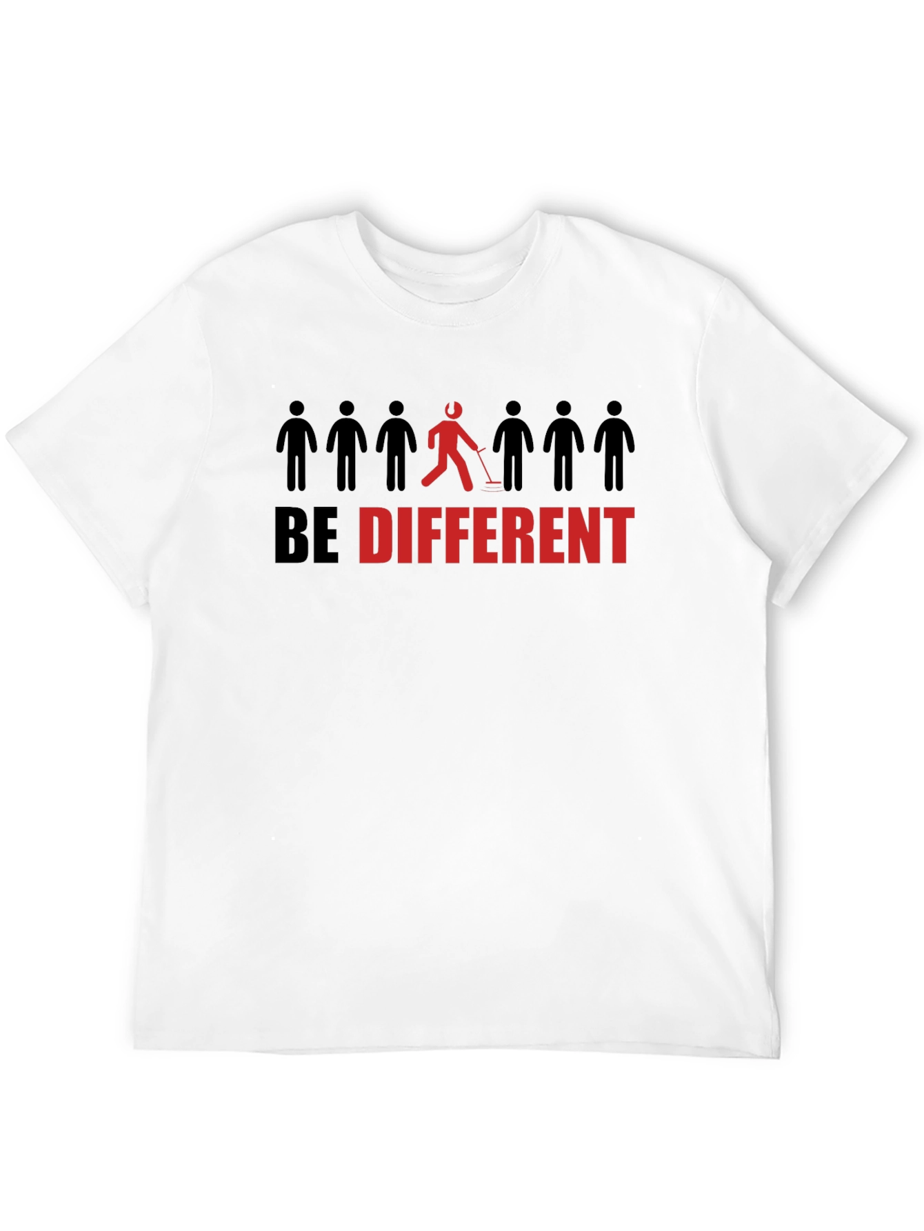 Be Different T-Shirt - Novelty Metal Detecting Design
