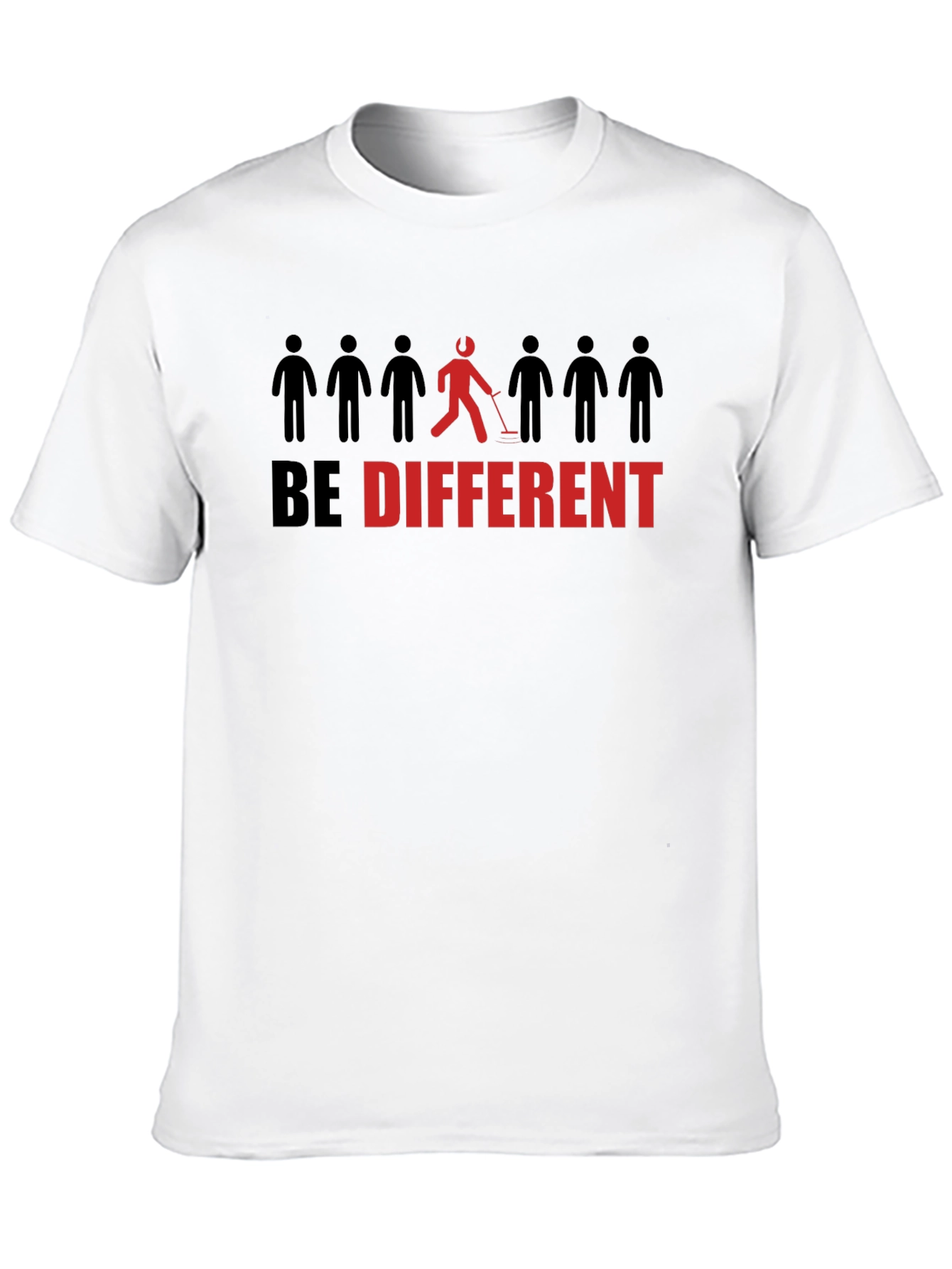 Be Different T-Shirt - Novelty Metal Detecting Design