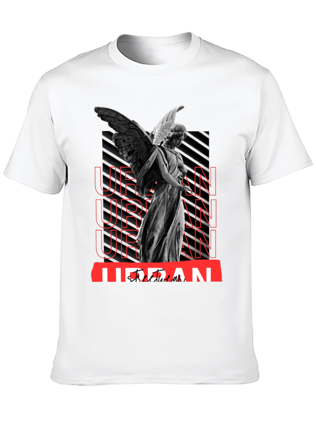 Urban Angel Graphic Tee - Black