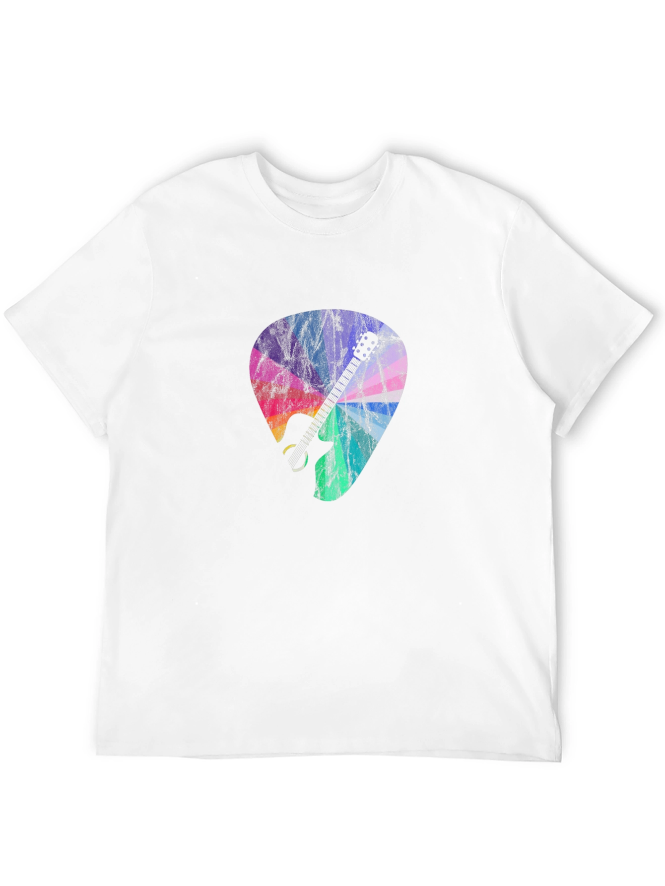 Guitar Pick Graphic Tee - Black T-Shirt