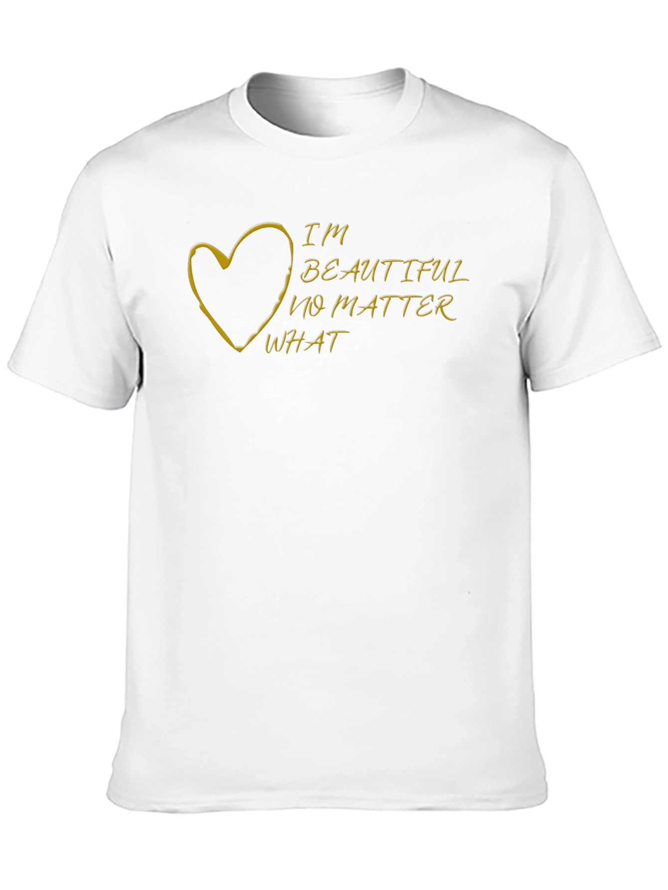 Im Beautiful No Matter What Black T-Shirt