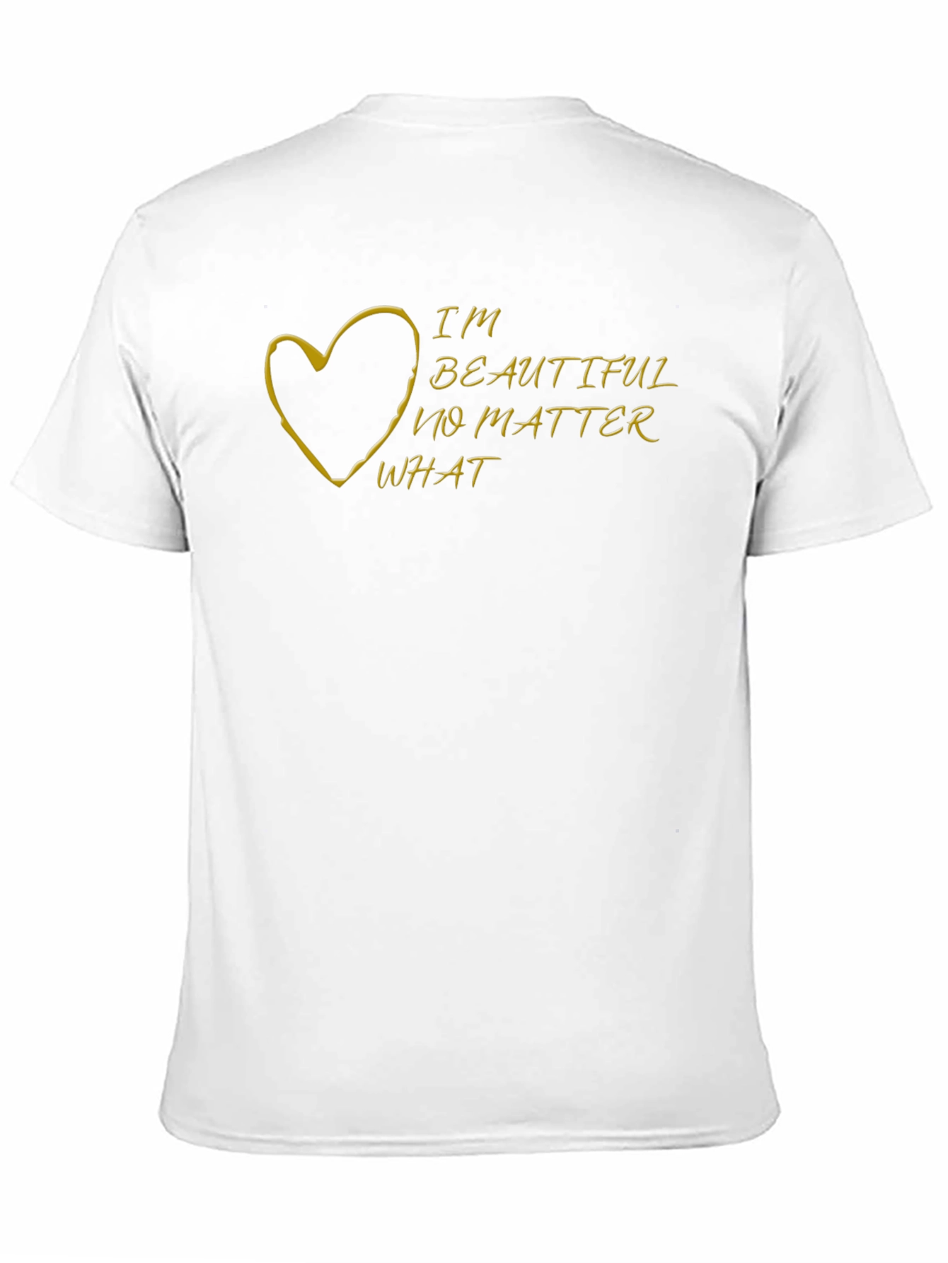 Im Beautiful No Matter What Black T-Shirt