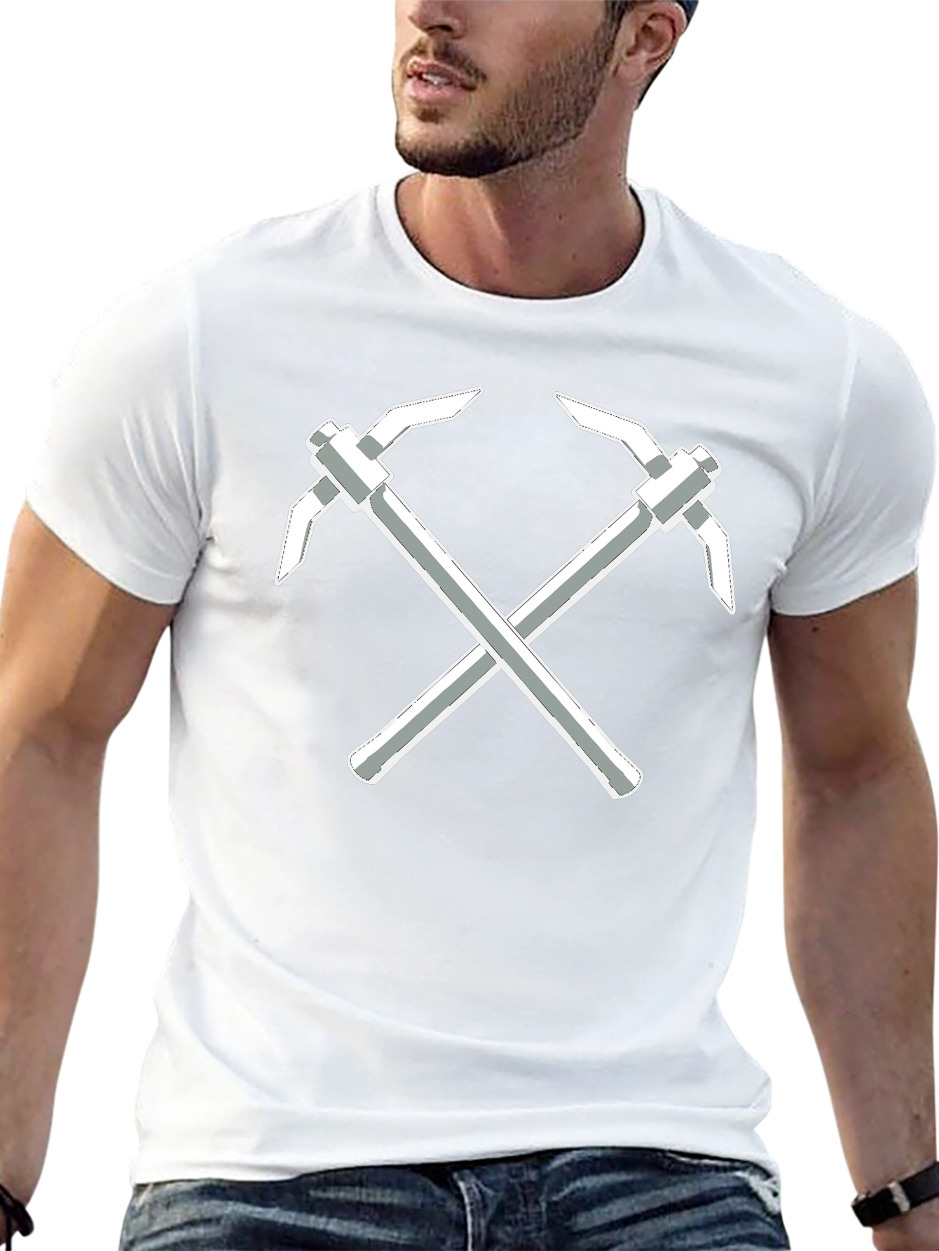 Mining Pickaxe Crossed T-Shirt