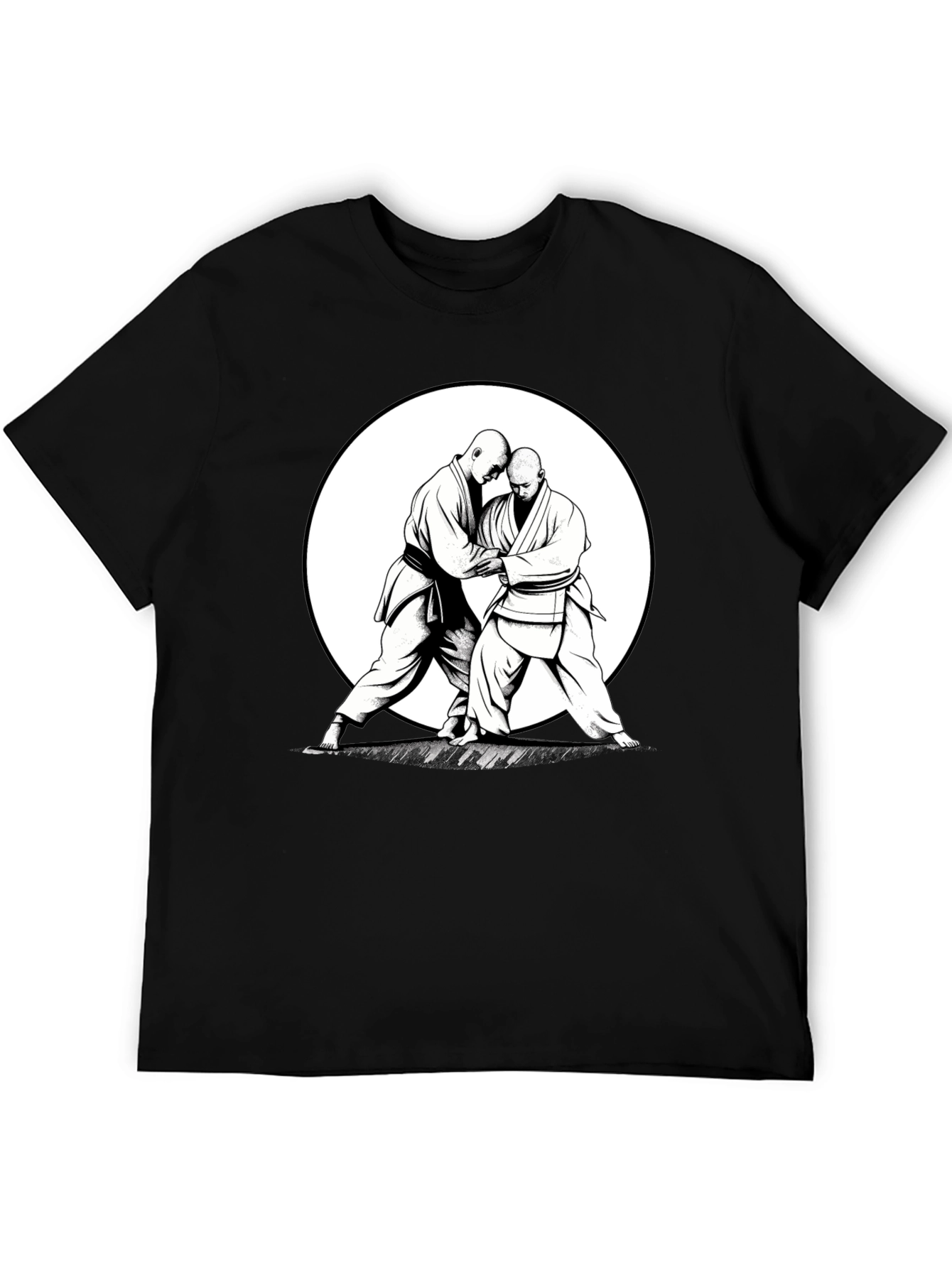 Black Judo T-Shirt: Martial Arts Design