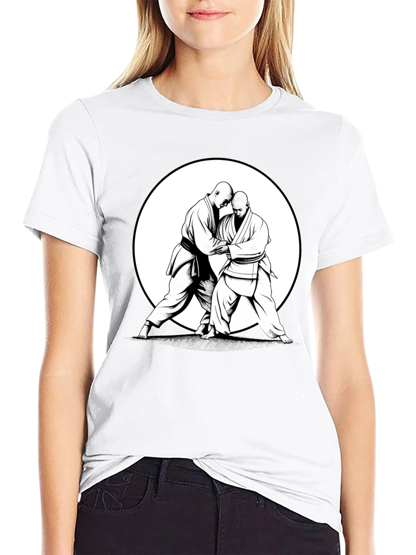 Black Judo T-Shirt: Martial Arts Design