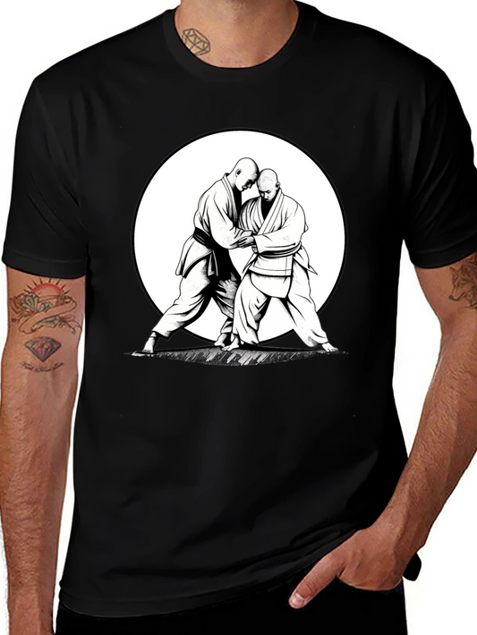 Black Judo T-Shirt: Martial Arts Design
