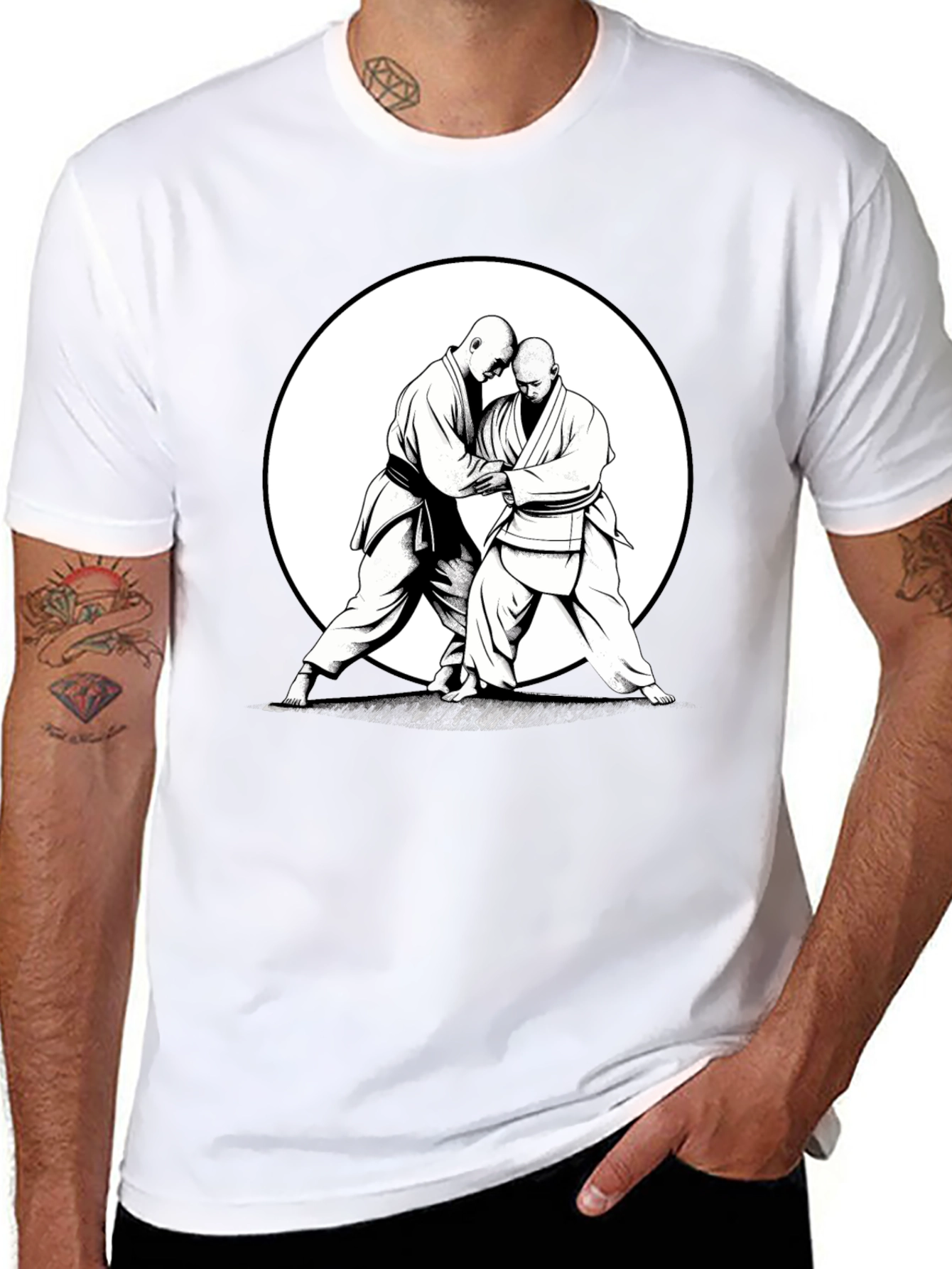 Black Judo T-Shirt: Martial Arts Design