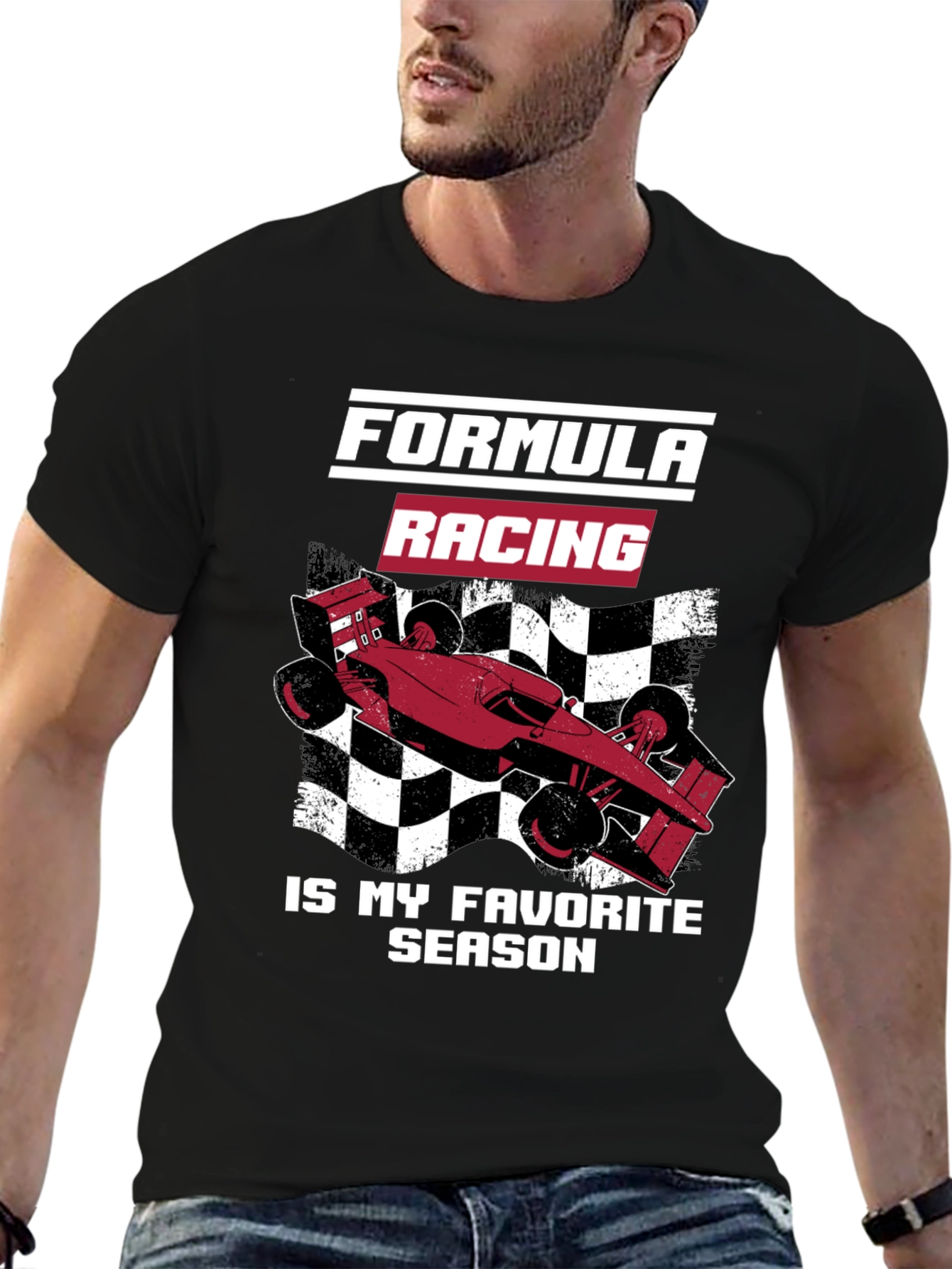 Formula Racing T-Shirt: Favorite Season Tee