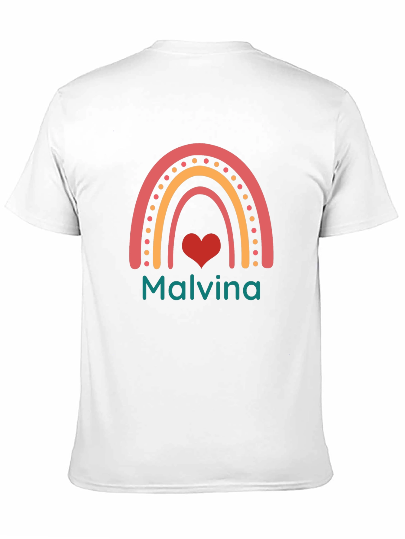 Malvina Rainbow Heart Graphic T-Shirt
