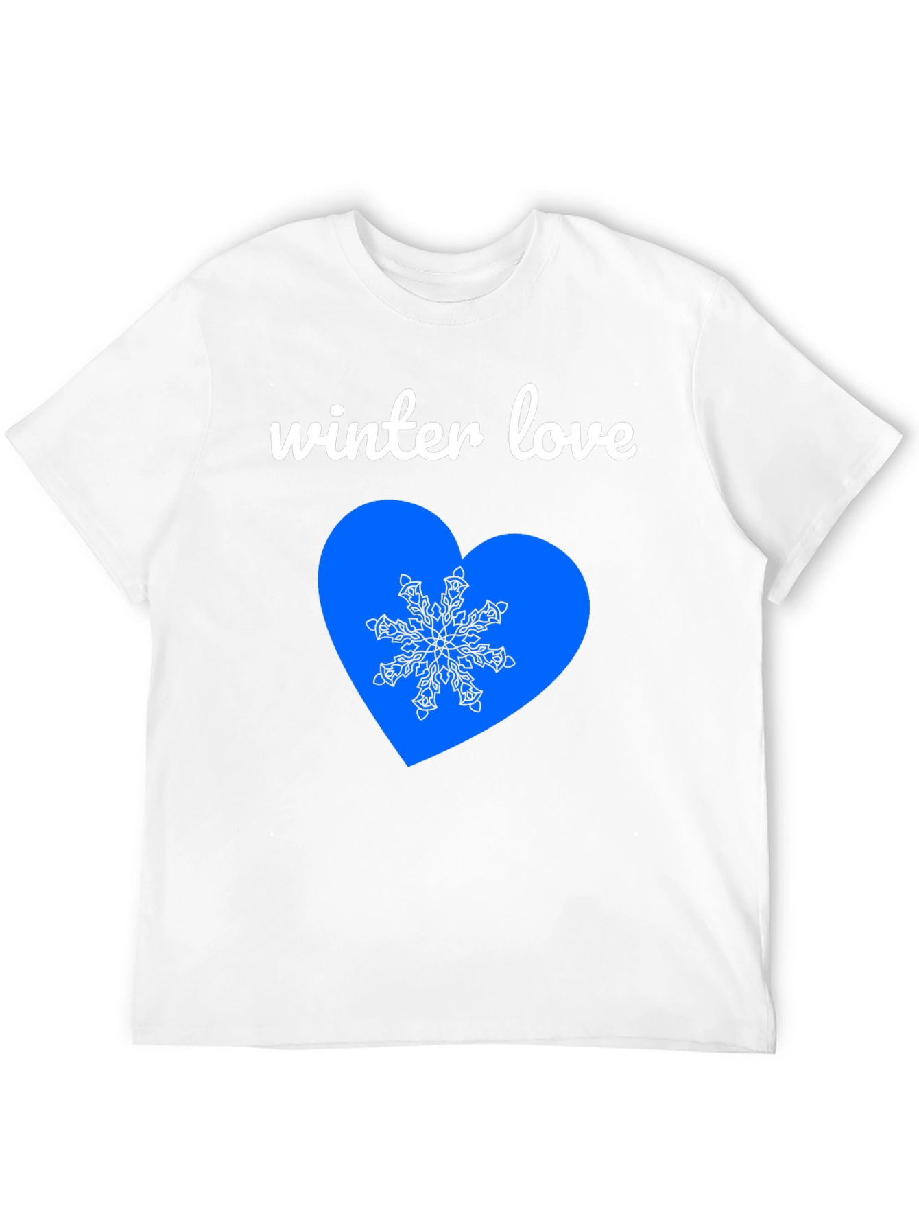 Winter Love Graphic Tee - Black