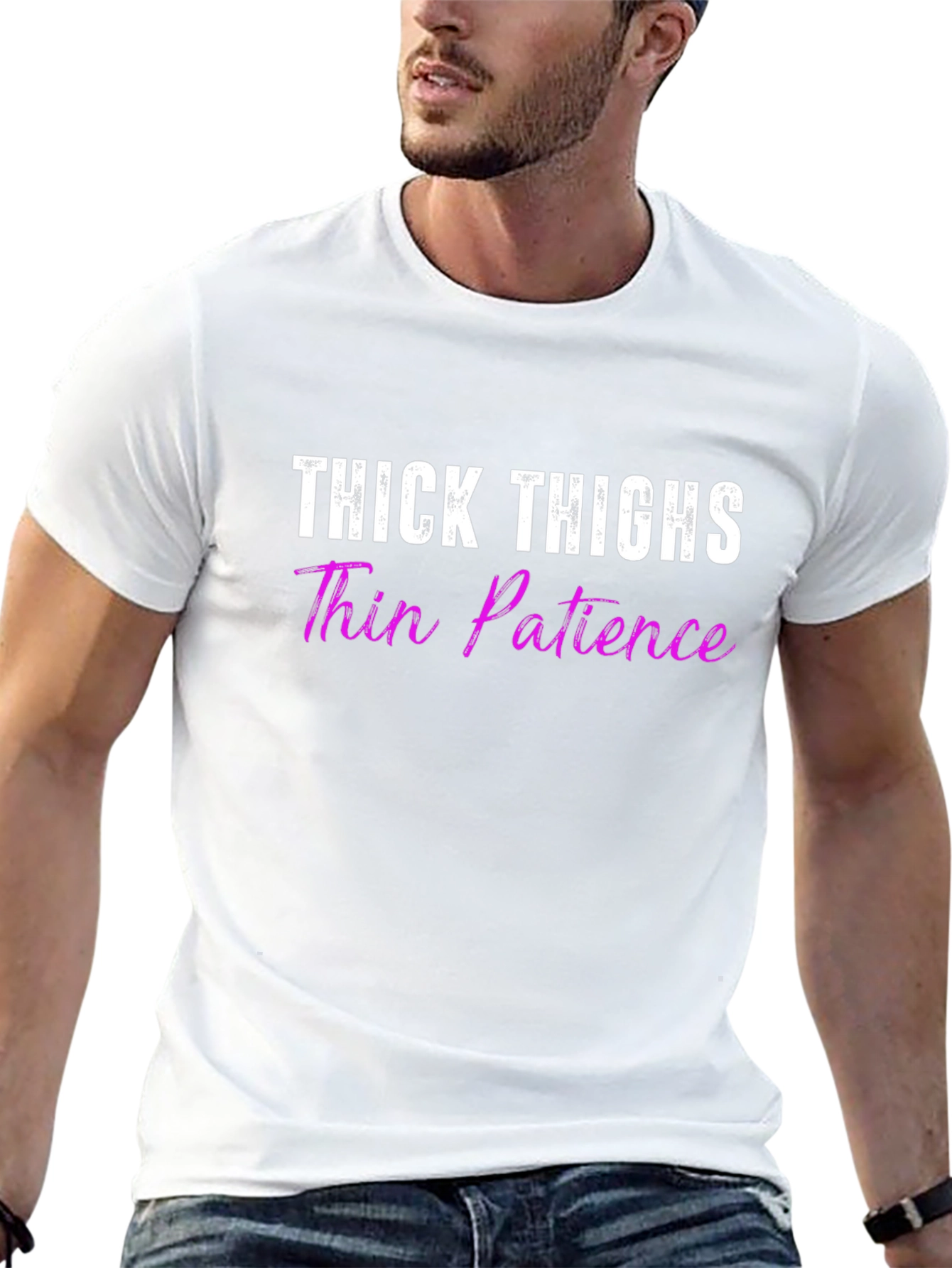 Thick Thighs Thin Patience Graphic Tee