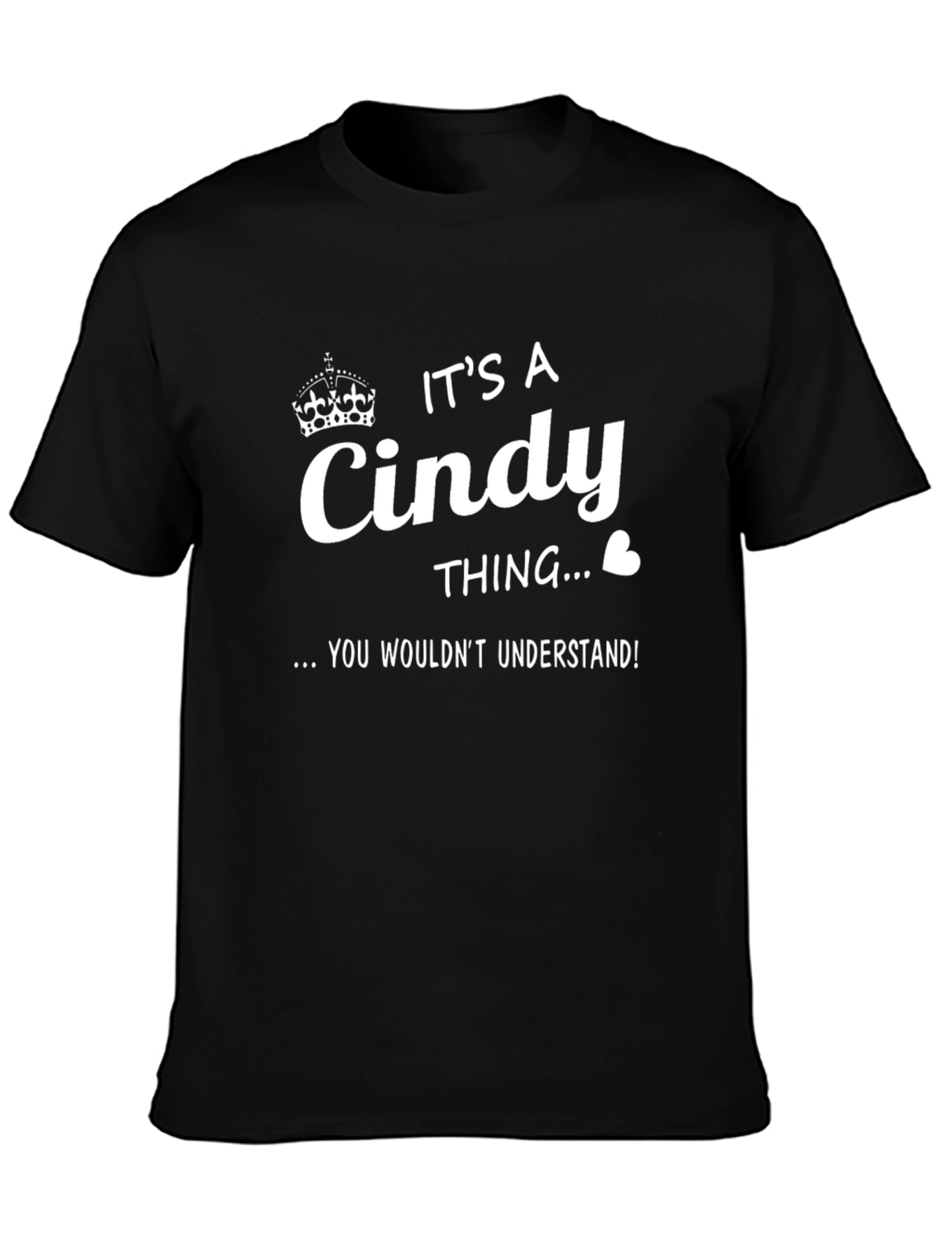 Its a Cindy Thing Black T-Shirt